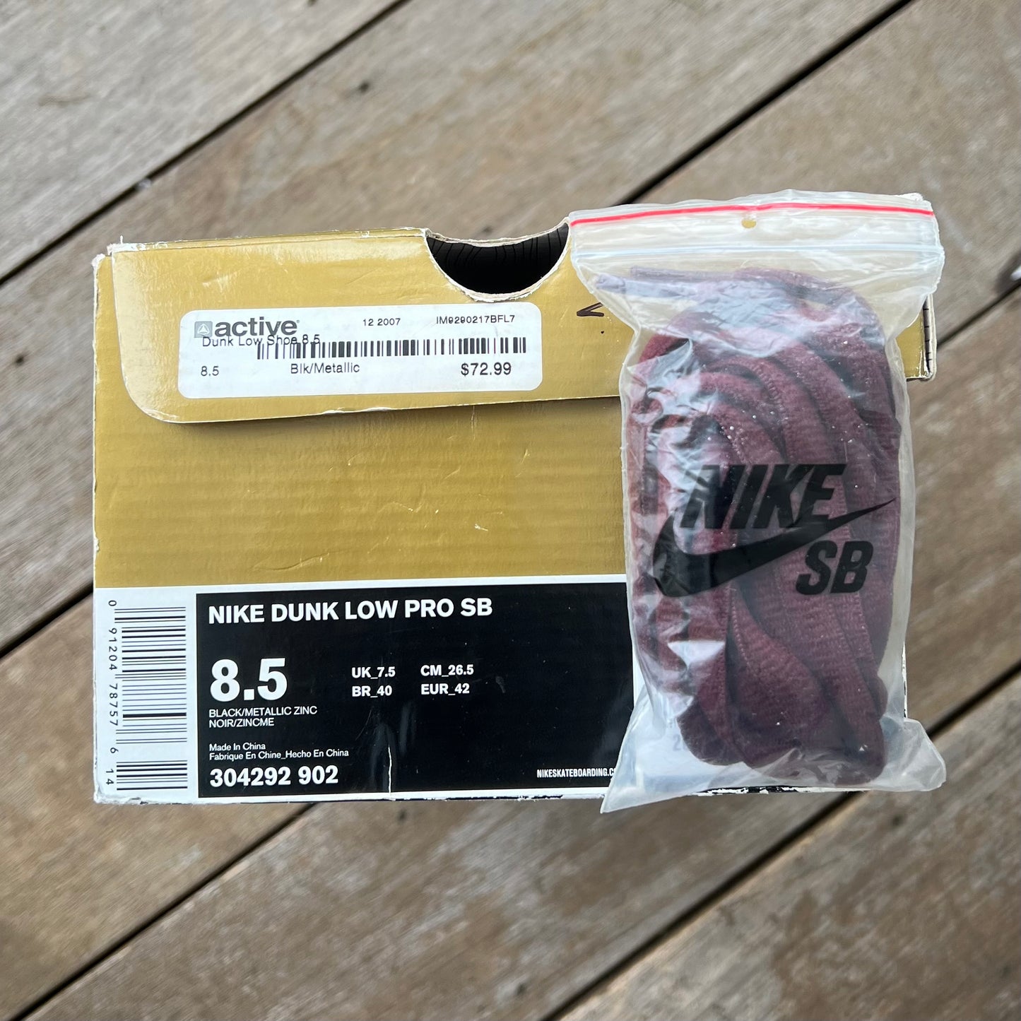 Nike SB Dunk Low Strummer Before Size 8.5