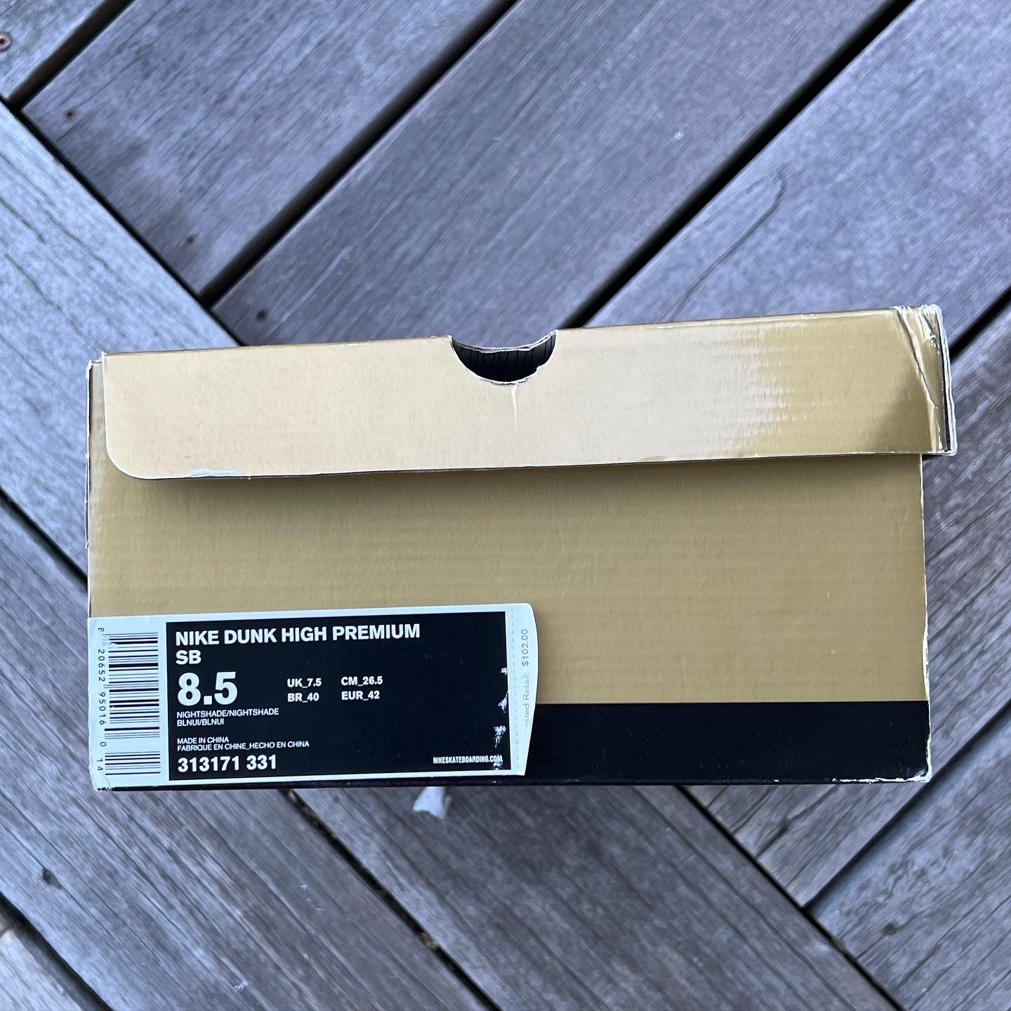 Nike SB Dunk High Quagmire Size 8.5