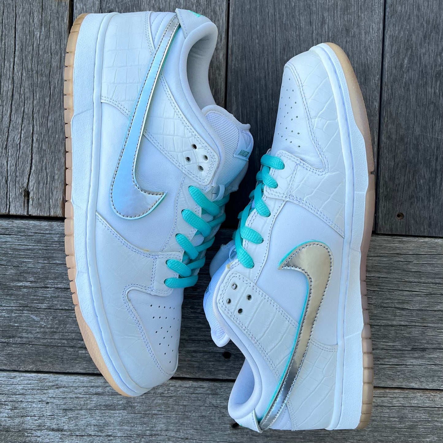 Nike SB Dunk Low White Diamond Size 11.5