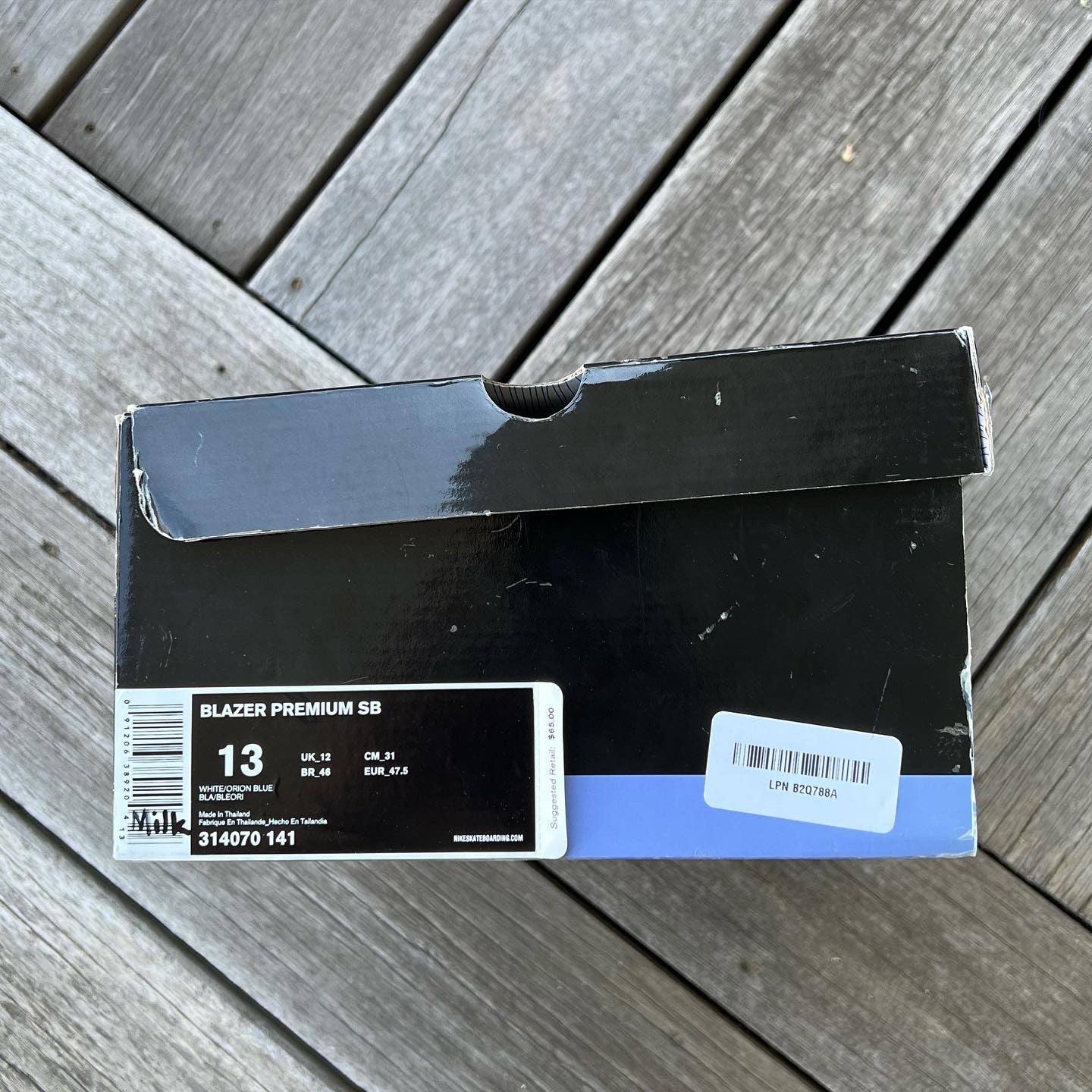 Nike SB Blazer Milkcrate Size 13