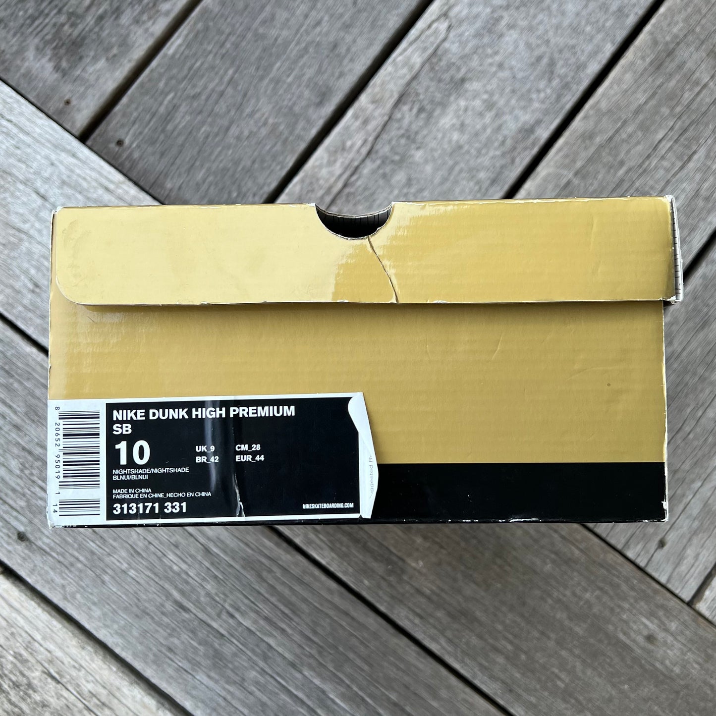 Nike SB Dunk High Quagmire Size 10