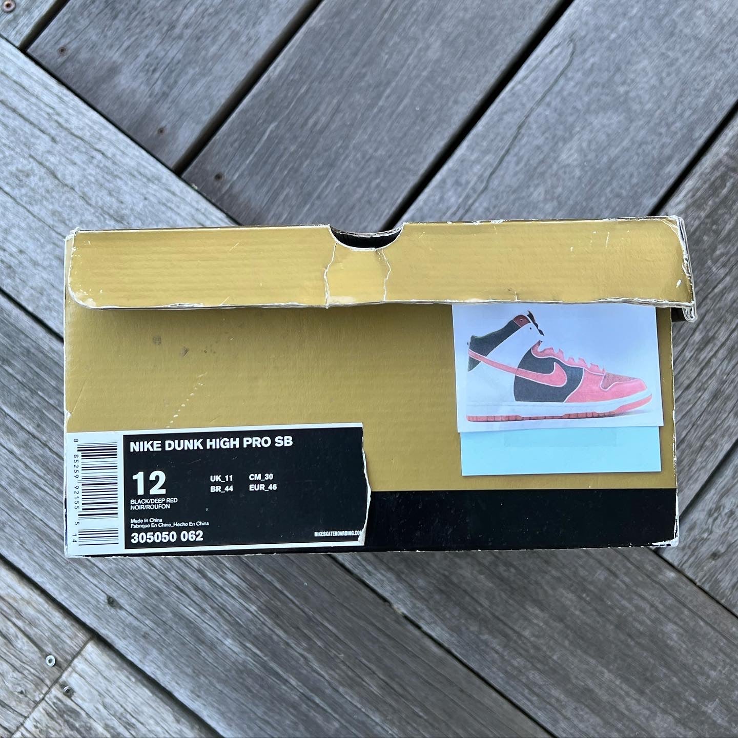 Nike SB Dunk High Jason Voorhees Size 12