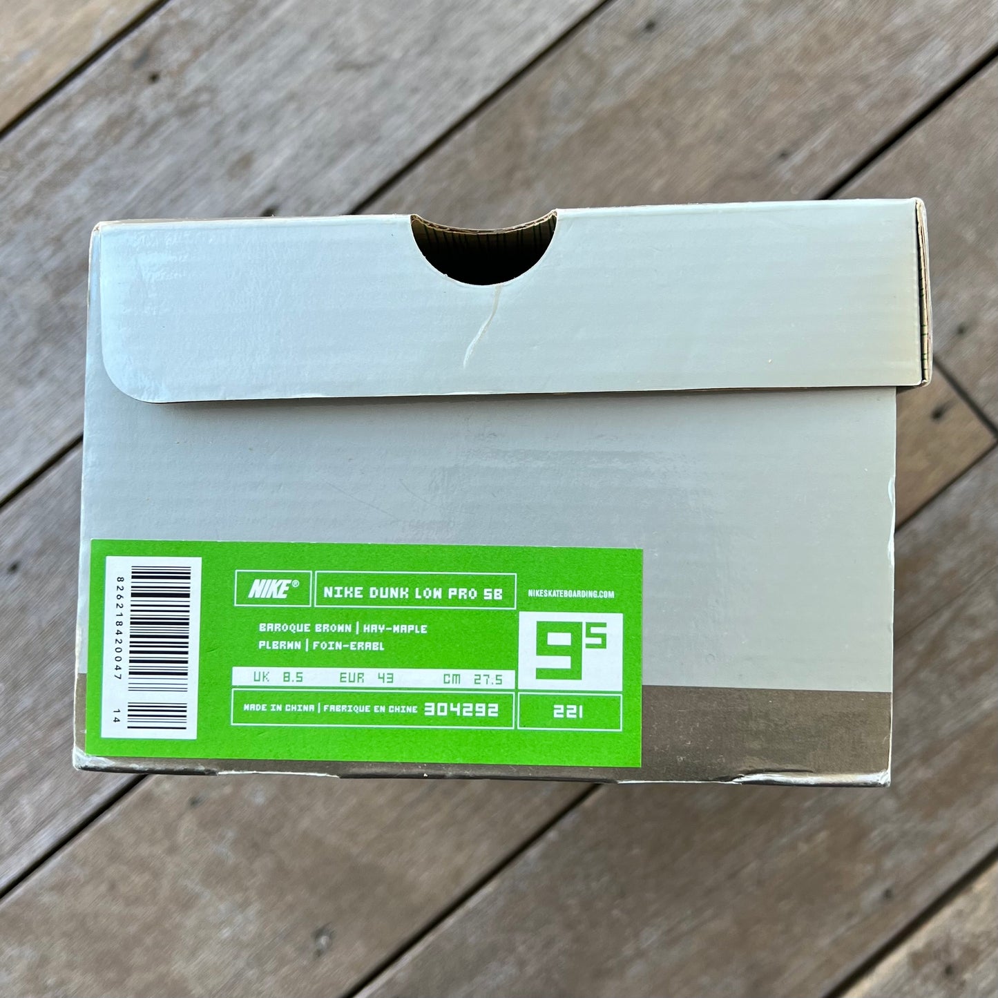 Nike SB Dunk Low Brown Pack Size 9.5