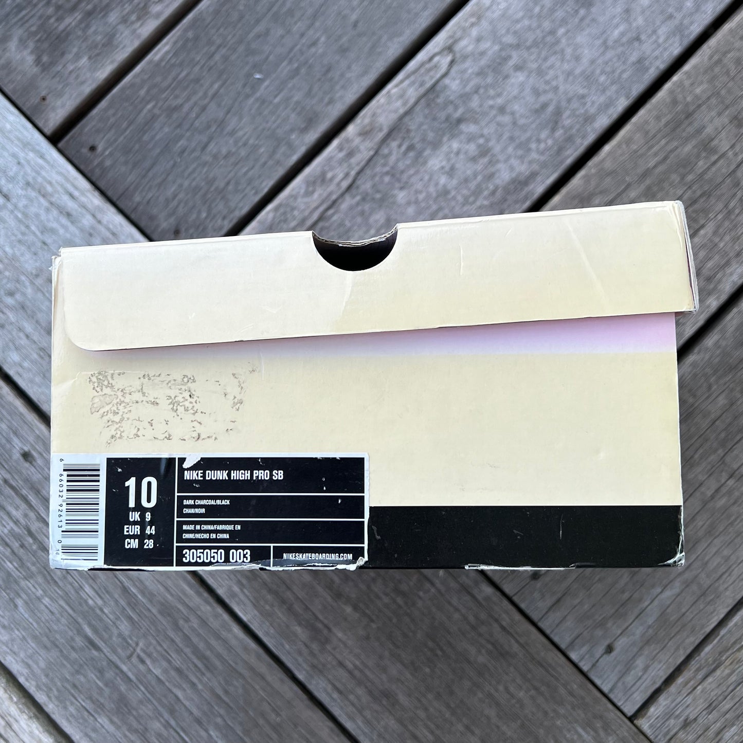 Nike SB Dunk High Black Melvin Size 10