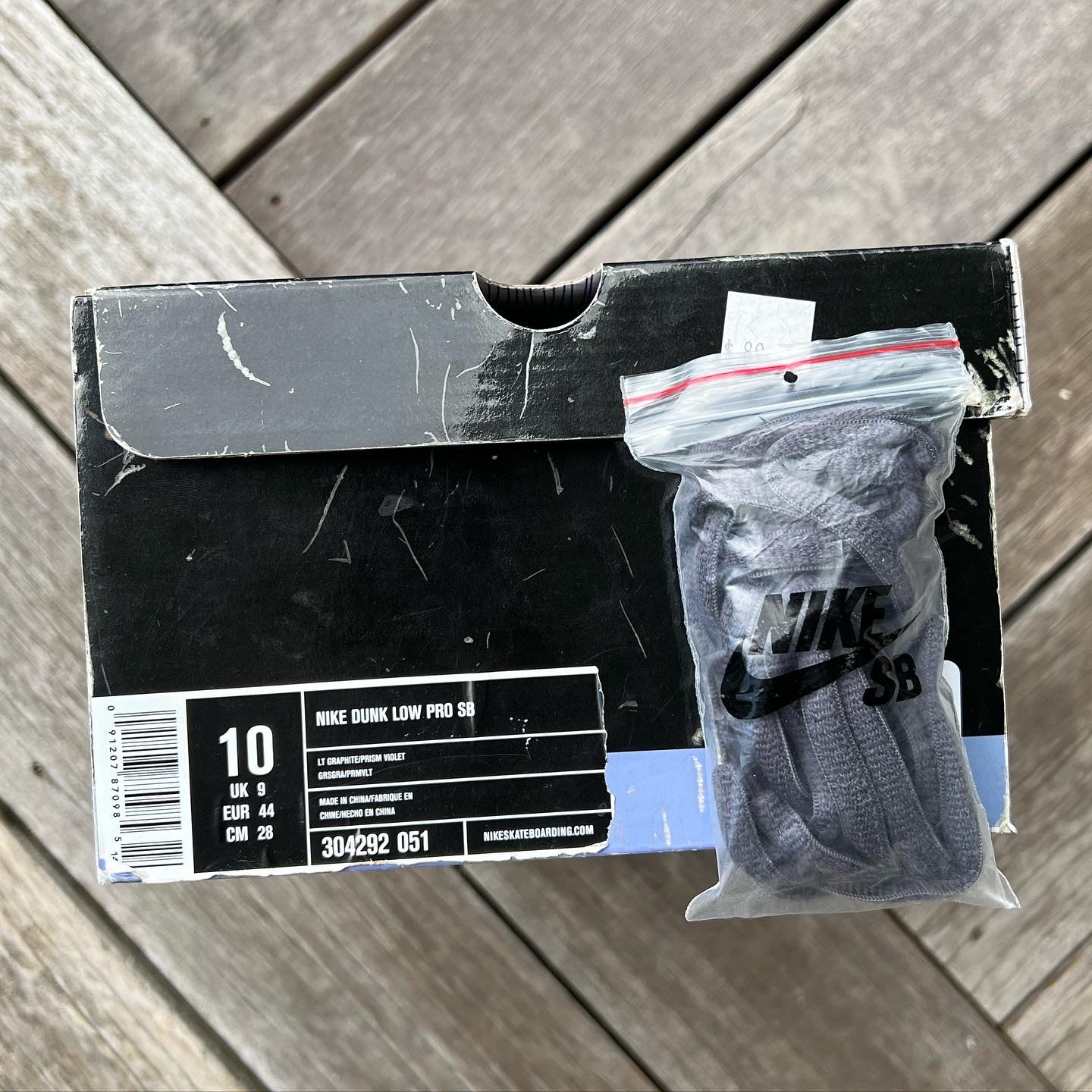 Nike SB Dunk Low Purple Pigeon Size 10