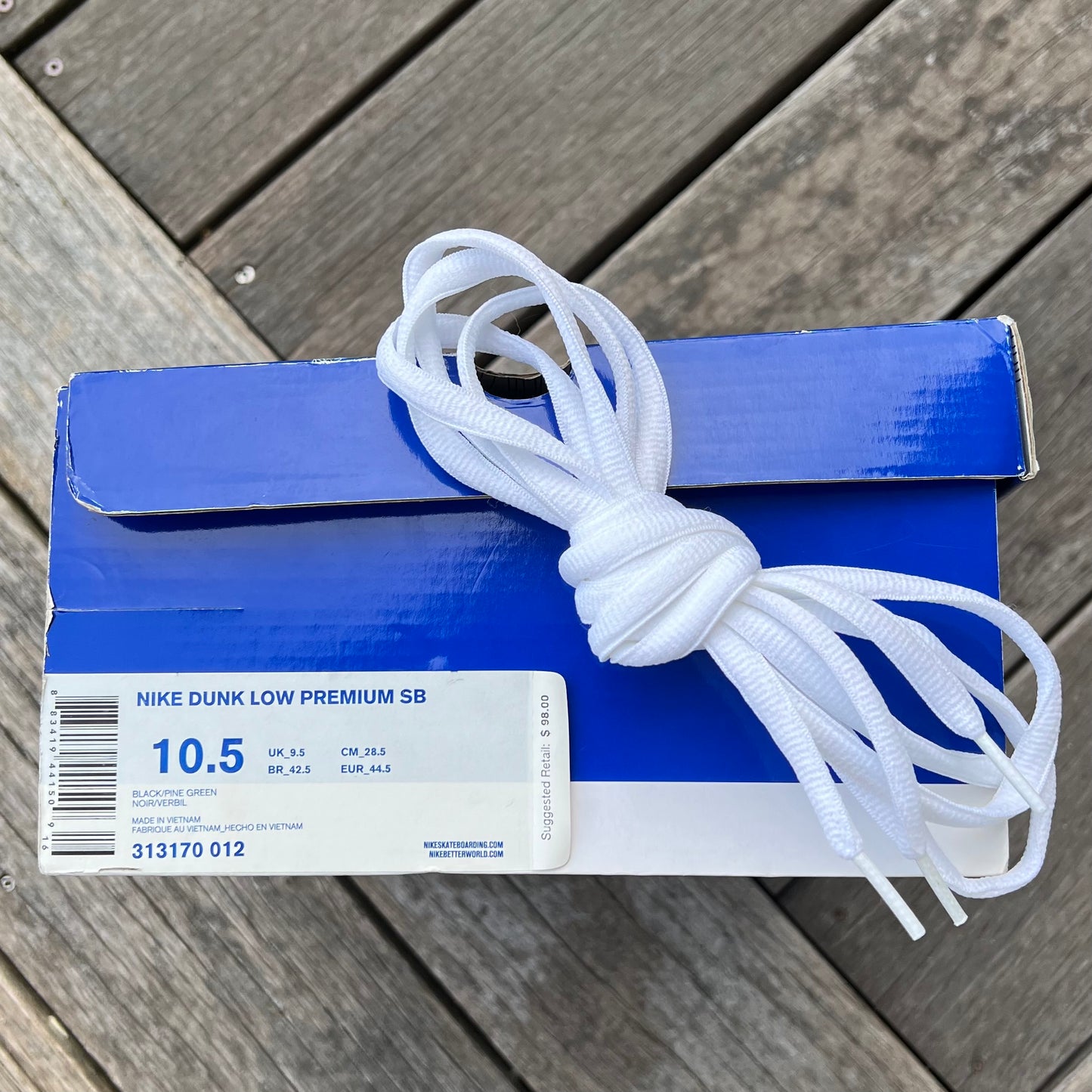 Nike SB Dunk Low Green Lantern Size 10.5