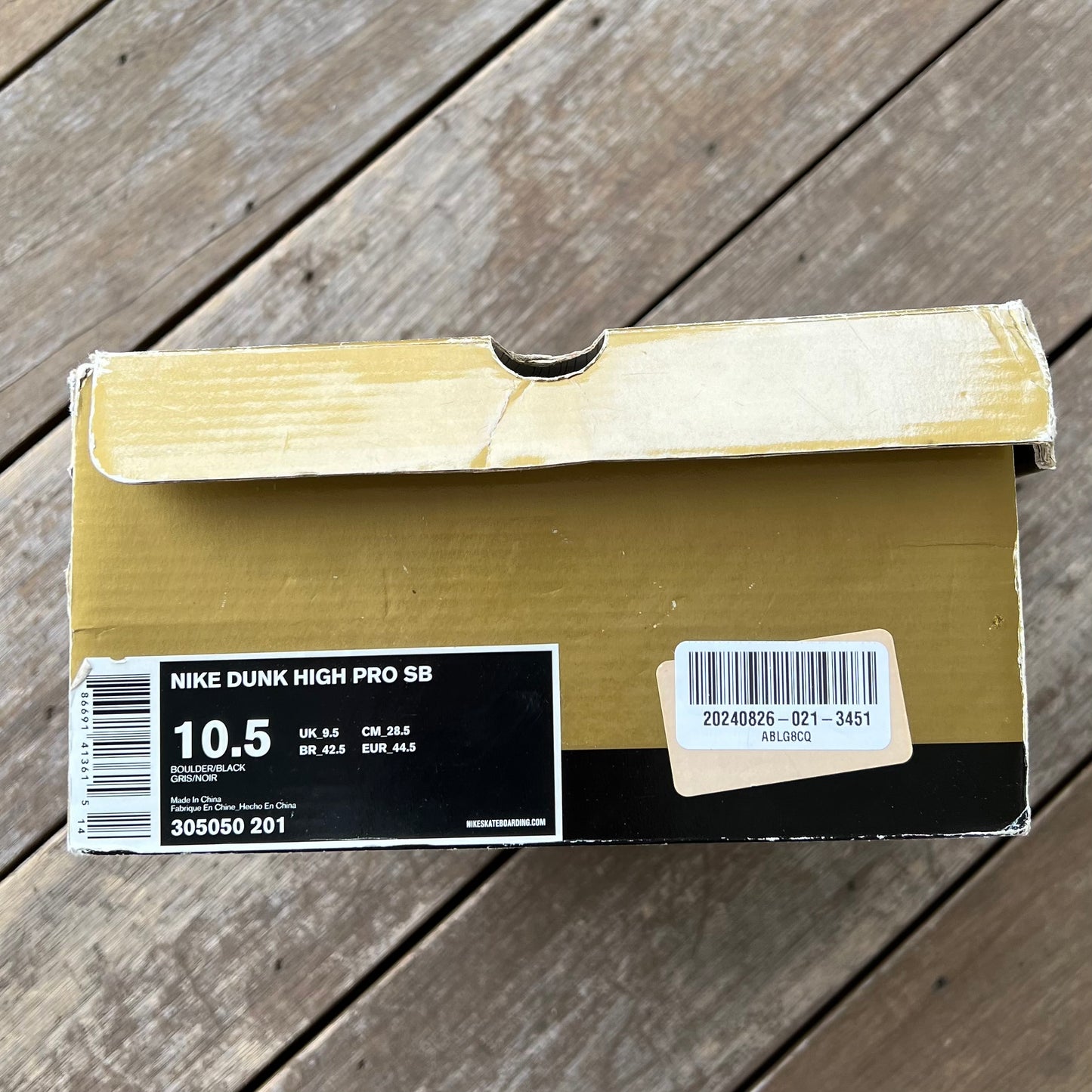 Nike SB Dunk High Ferris Bueller Size 10.5