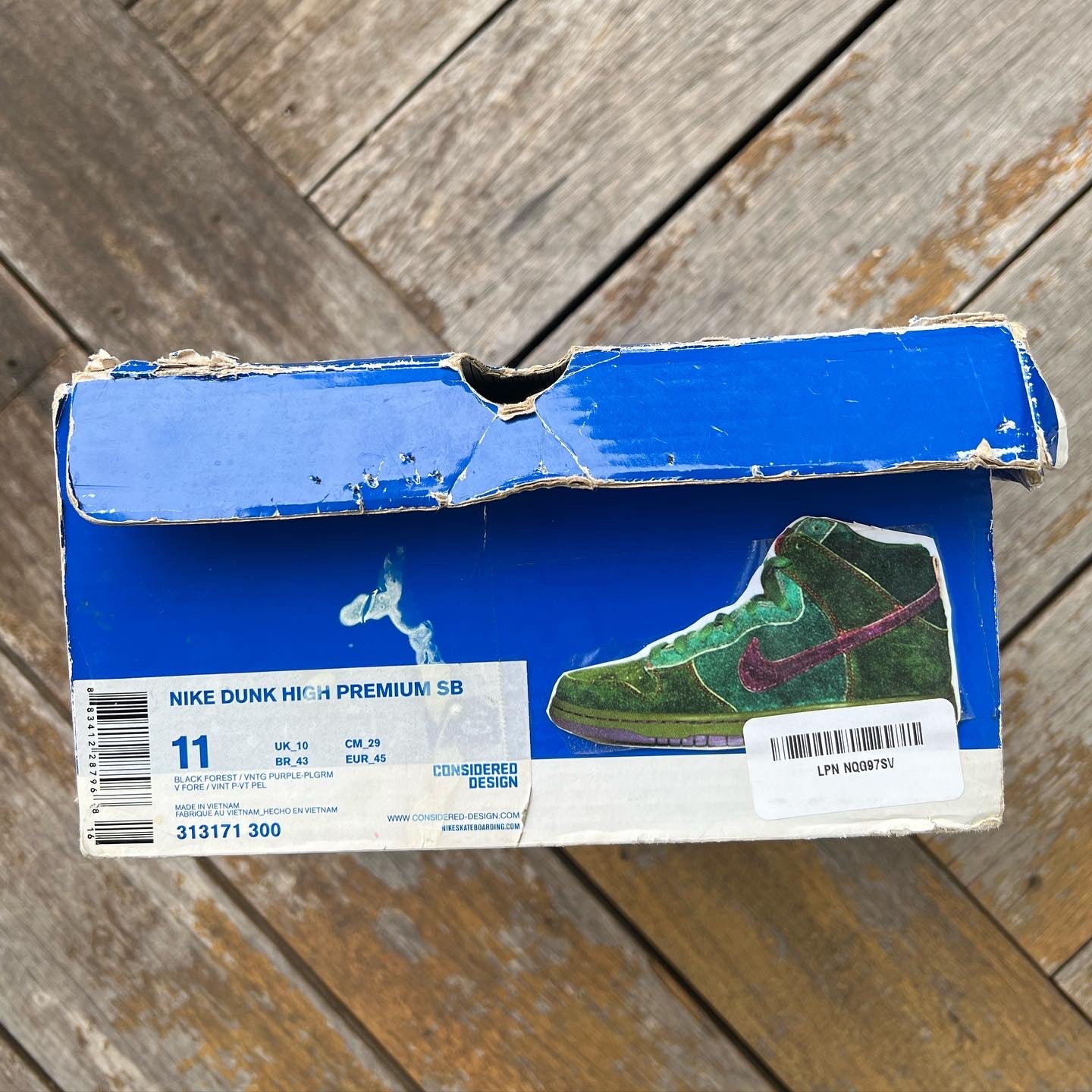 Nike SB Dunk High Skunk 420 Size 11