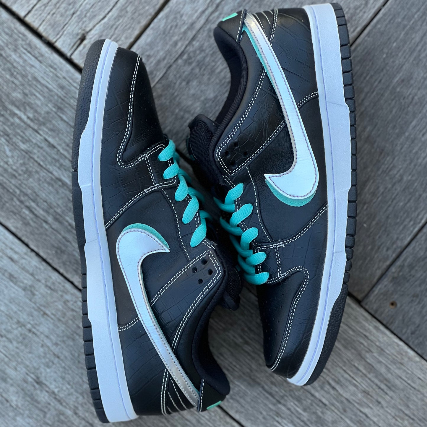 Nike SB Dunk Low Black Diamond Size 10.5