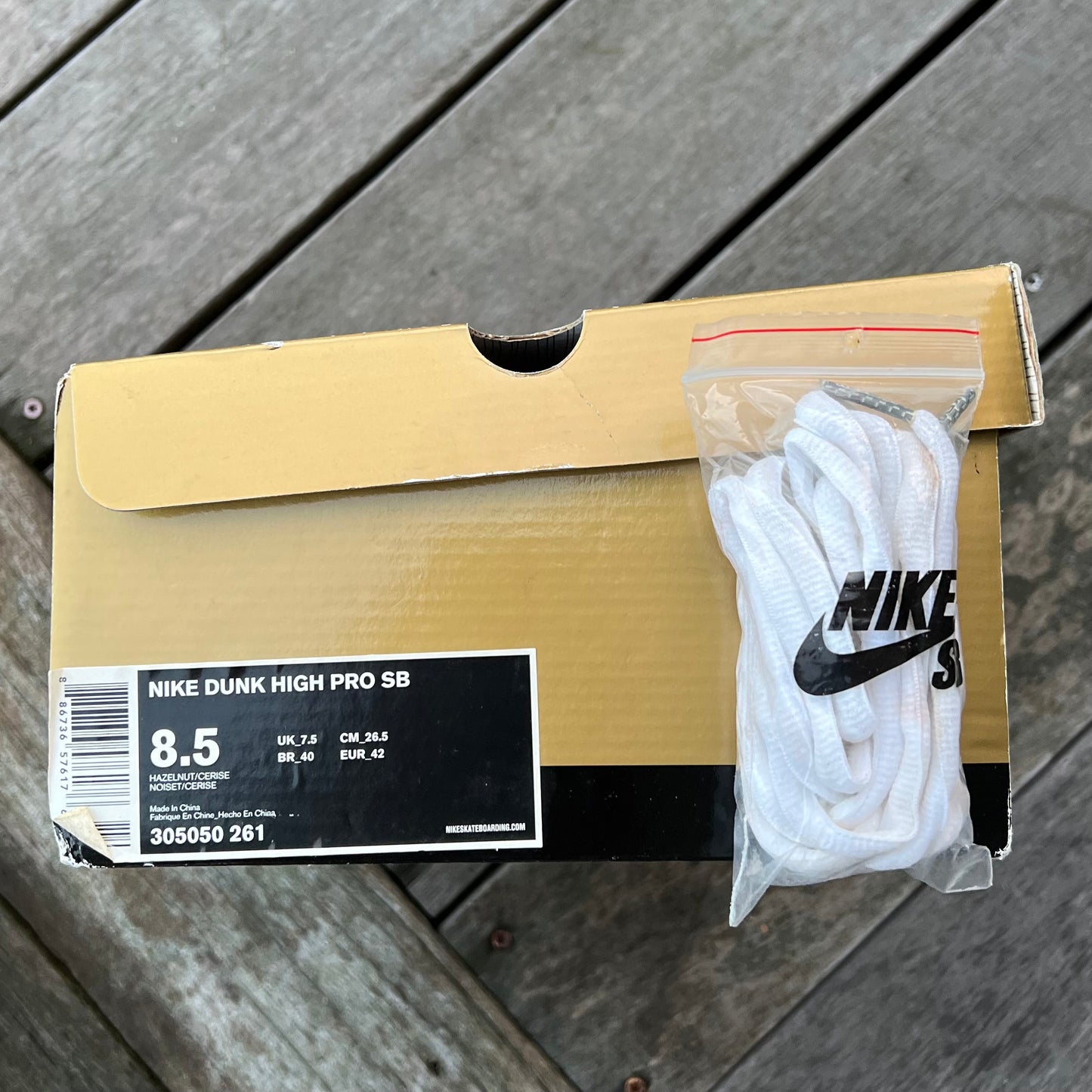 Nike SB Dunk High Todd Bratrud Size 8.5