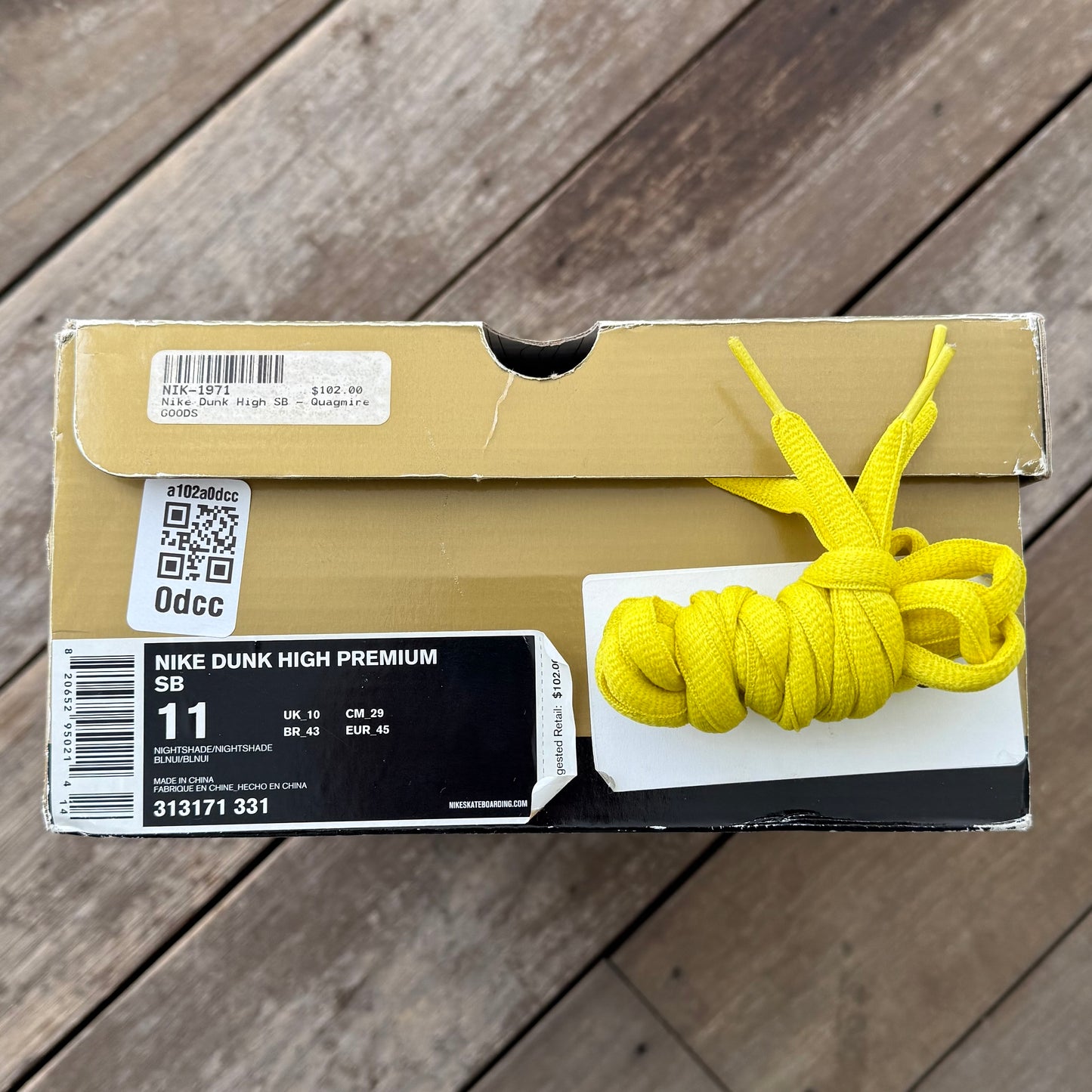 Nike SB Dunk High Quagmire Size 11