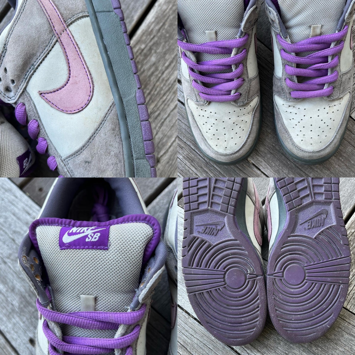 Nike SB Dunk Low Purple Pigeon Size 9.5