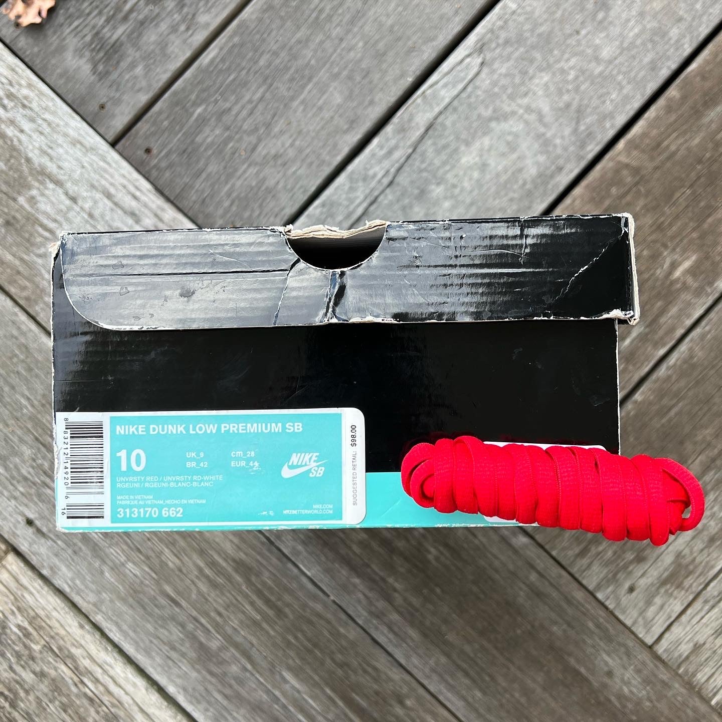 Nike SB Dunk Low Valentine’s Day VDay Size 10