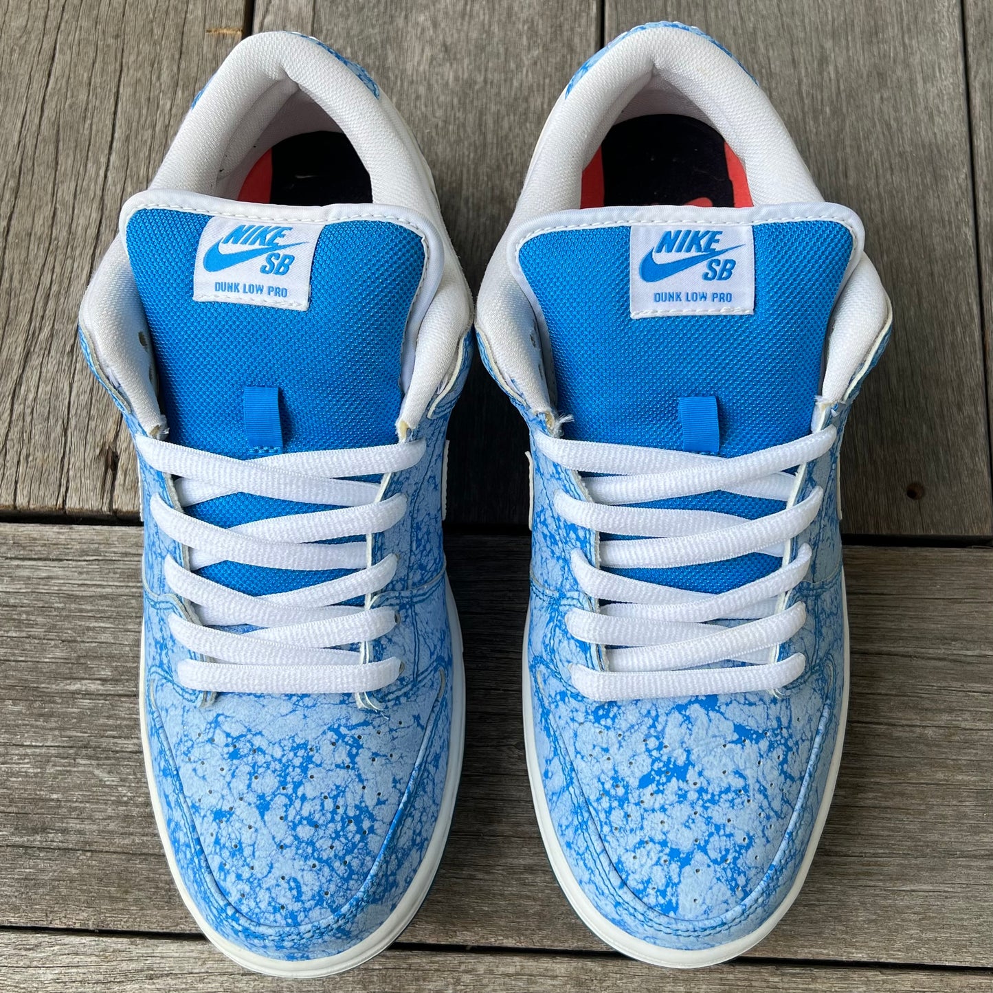 Nike SB Dunk Low Blue Marble Size 10