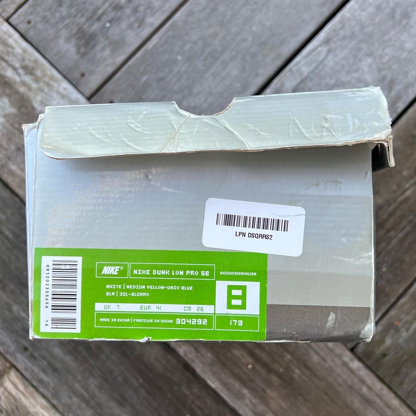 Nike SB Dunk Low Homer Size 8