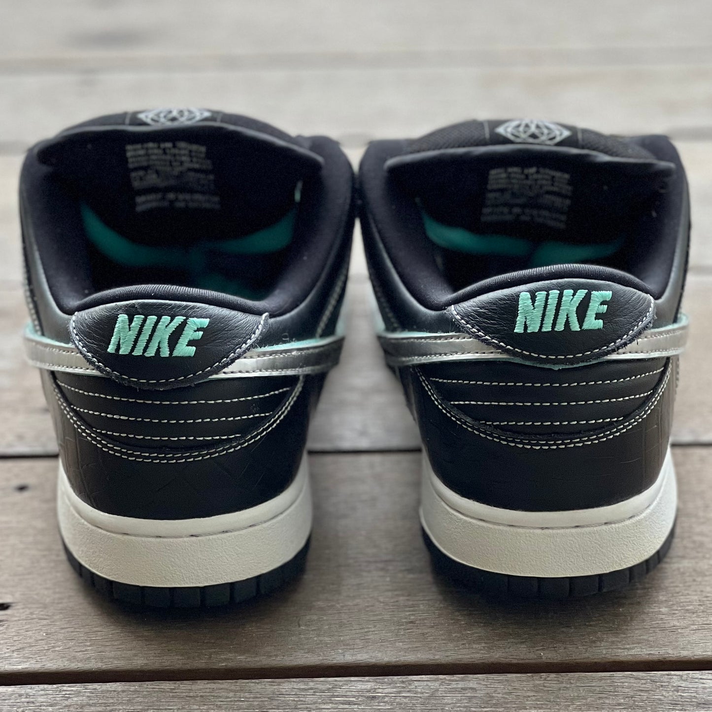 Nike SB Dunk Low Black Diamond Size 12