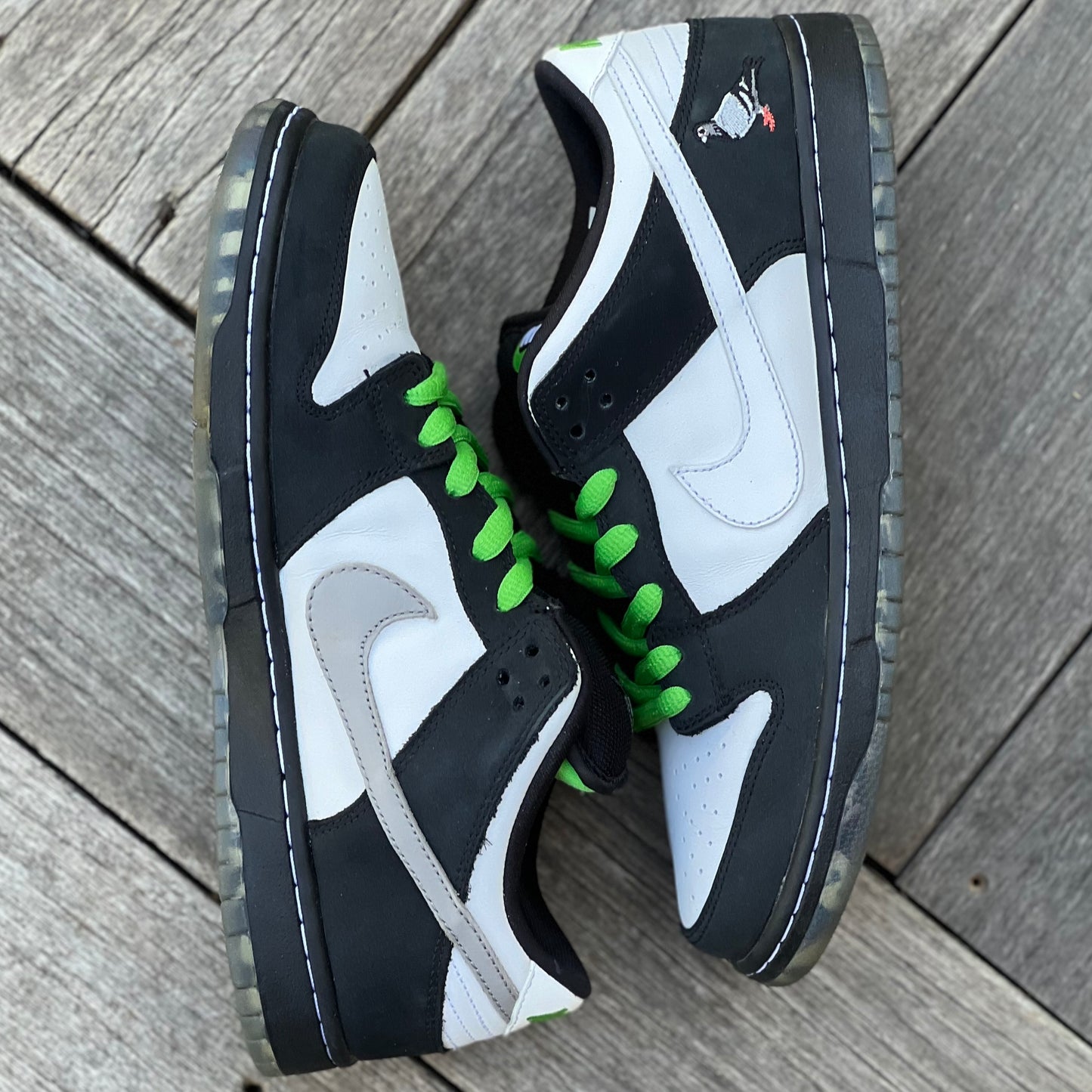 Nike SB Dunk Low Panda Pigeon Size 10