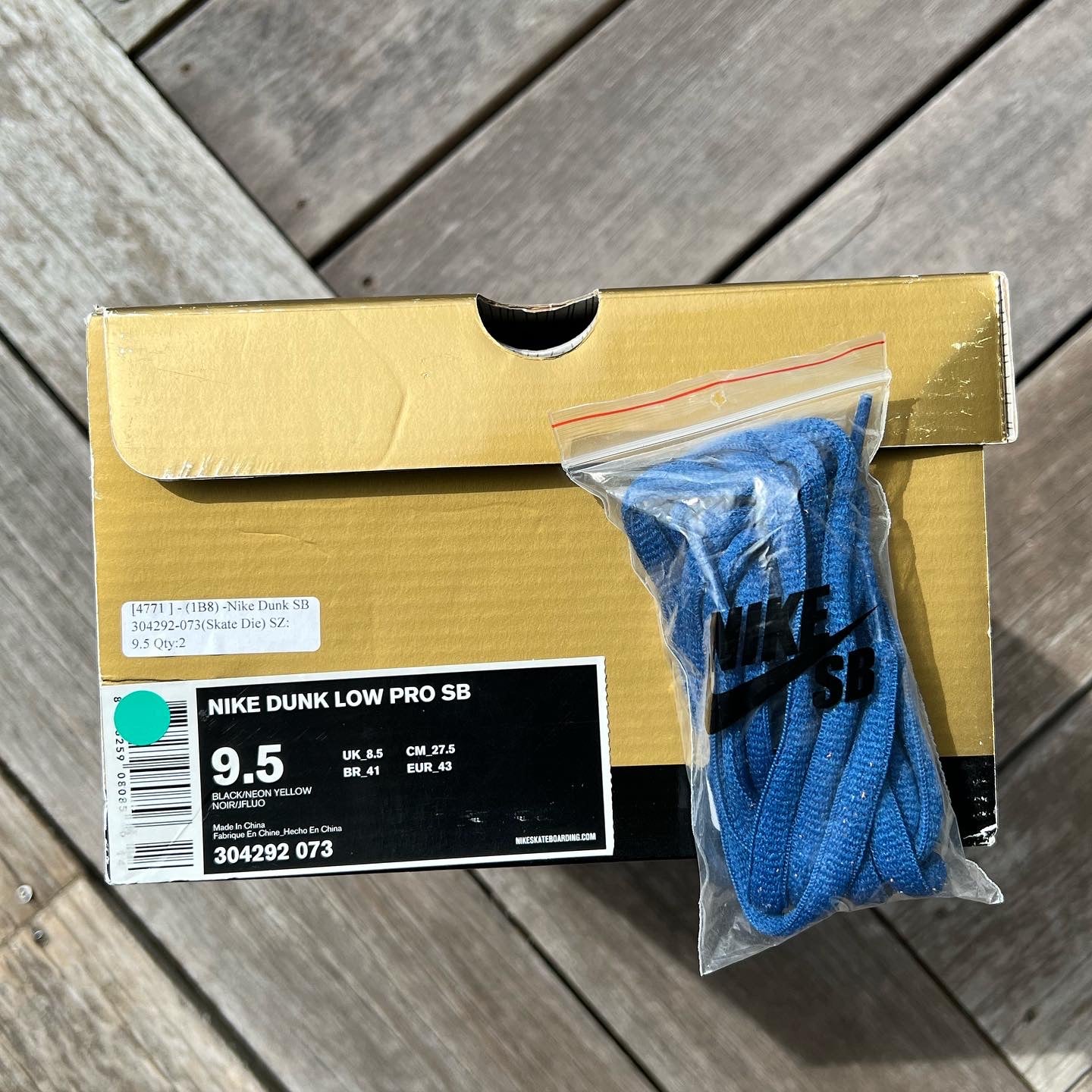 Nike SB Dunk Low Skate or Die Size 9.5
