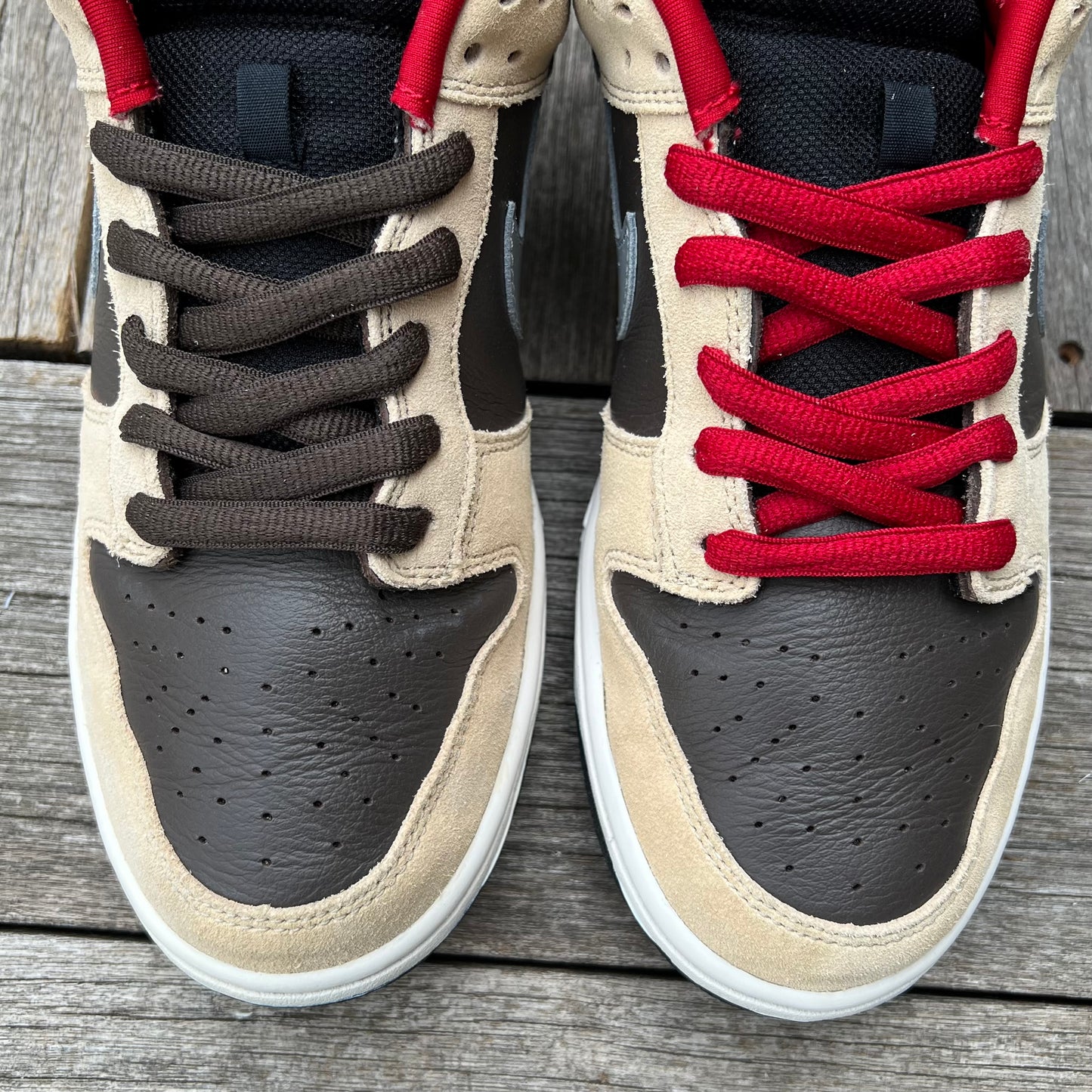 Nike SB Dunk Low Dark Chocolate Linen Size 10