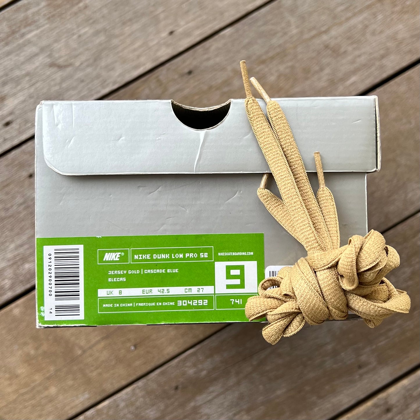 Nike SB Dunk Low Blue Hemp Size 9