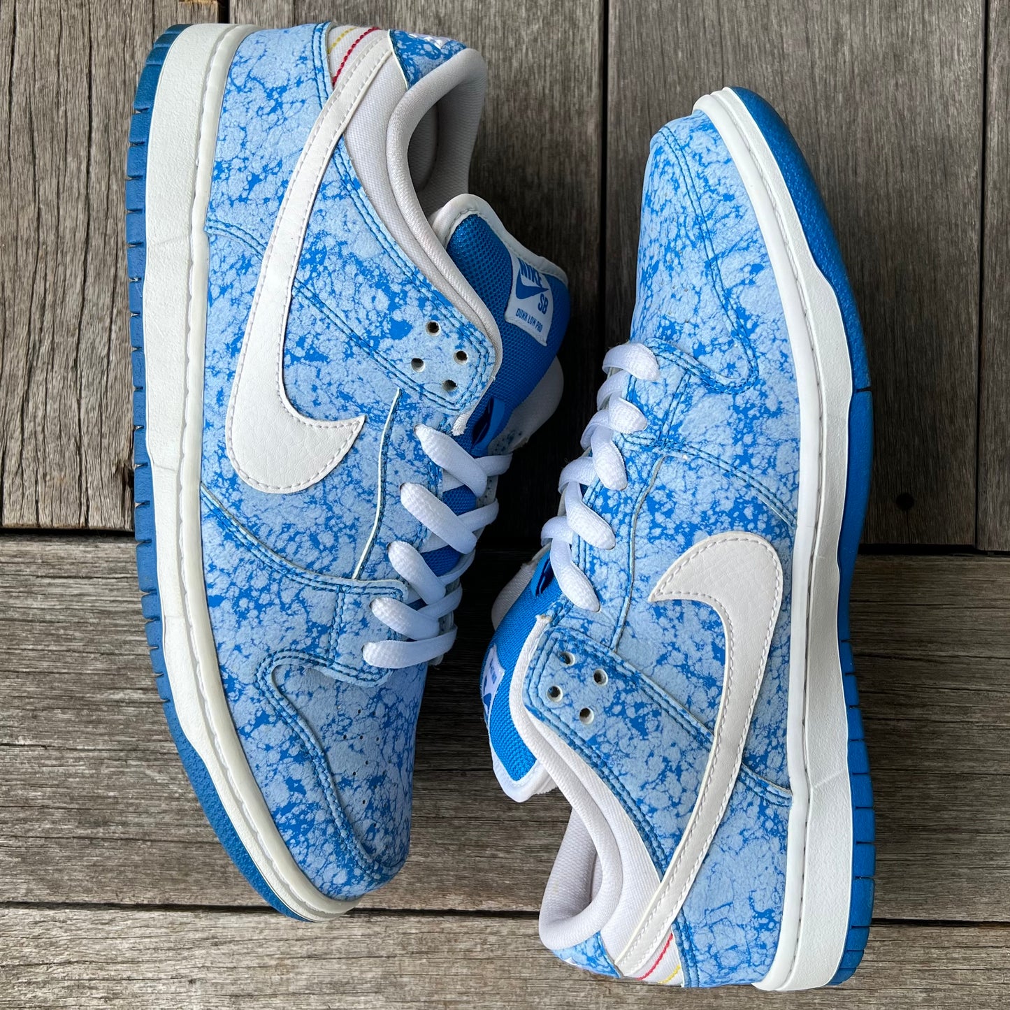 Nike SB Dunk Low Blue Marble Size 10