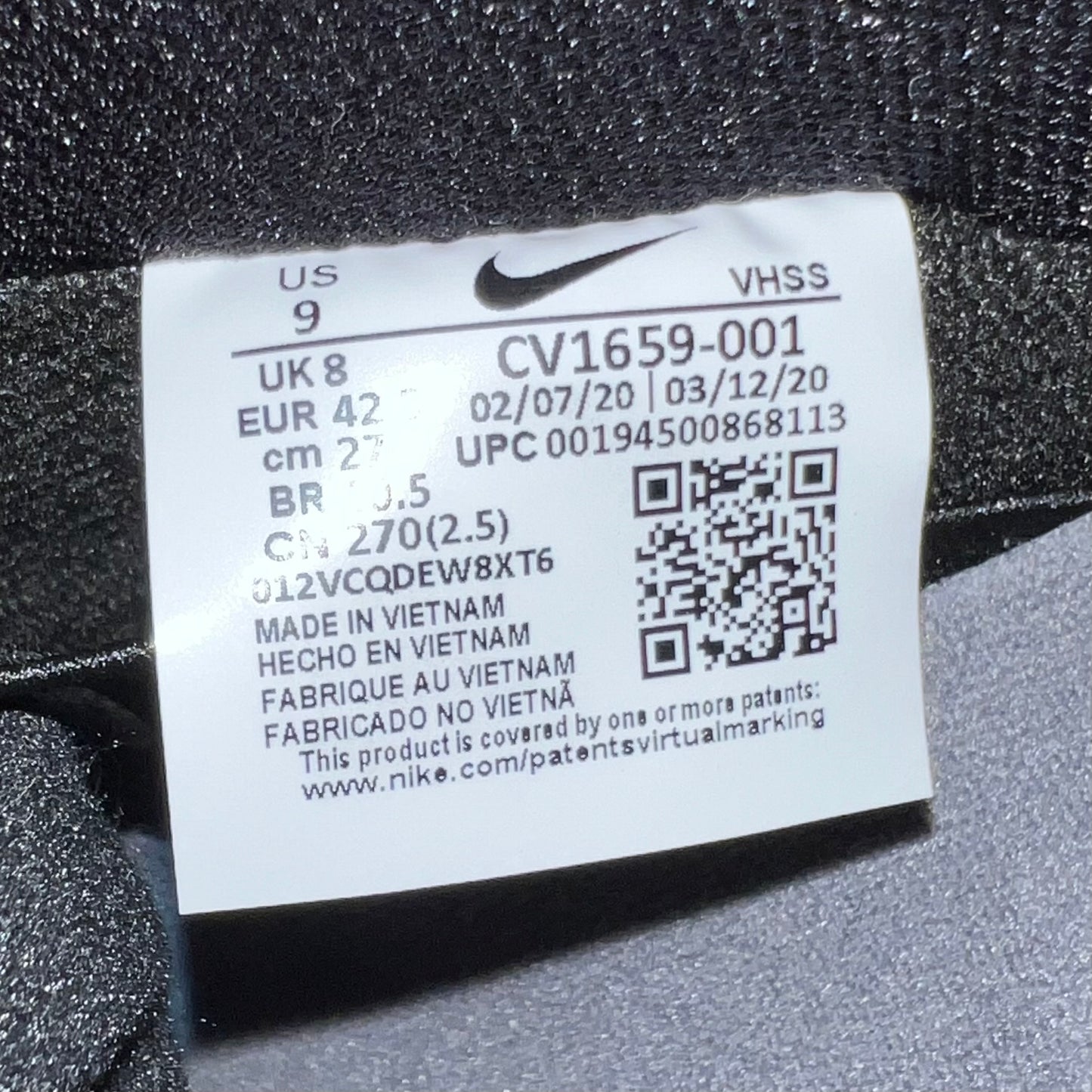 Nike SB Dunk Low Camcorder SAMPLE Size 9