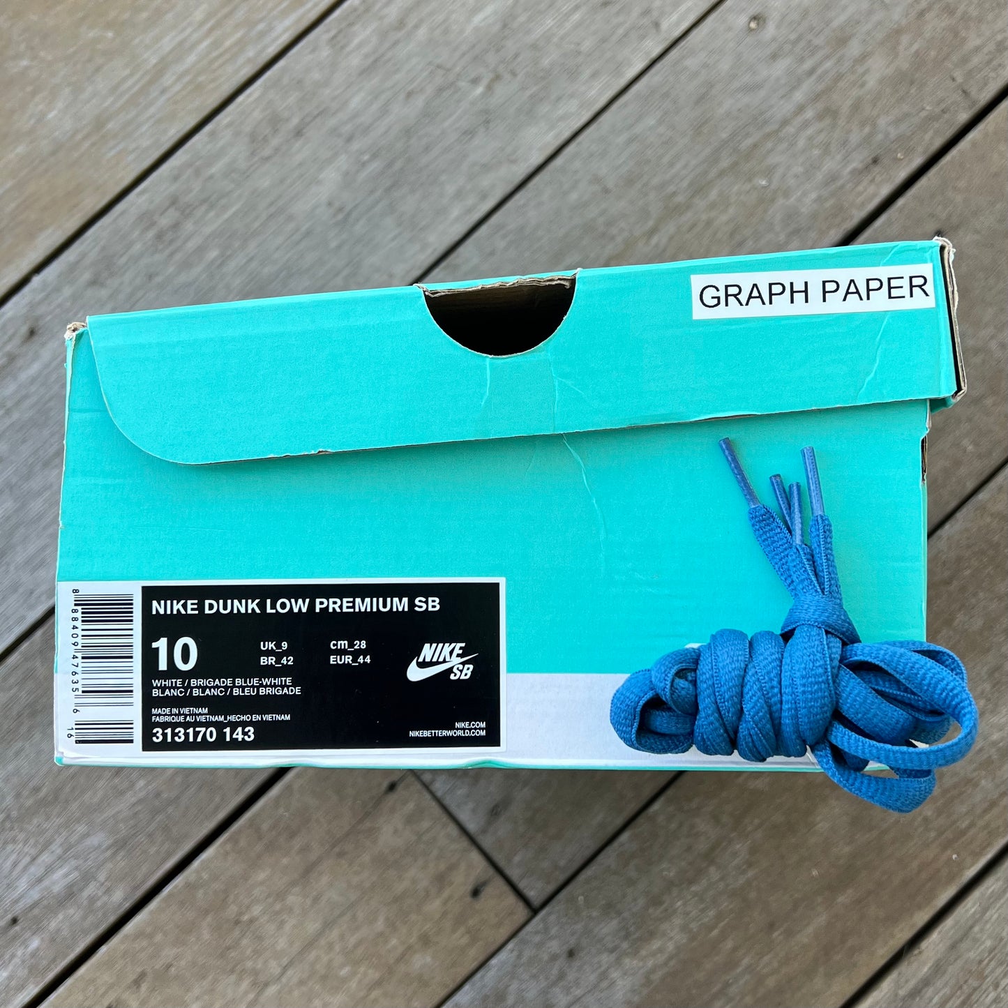 Nike SB Dunk Low Graph Paper Size 10