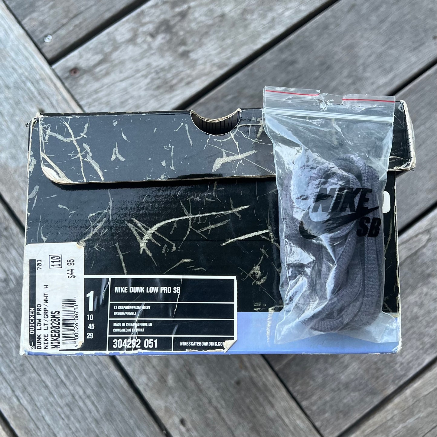 Nike SB Dunk Low Purple Pigeon Size 11