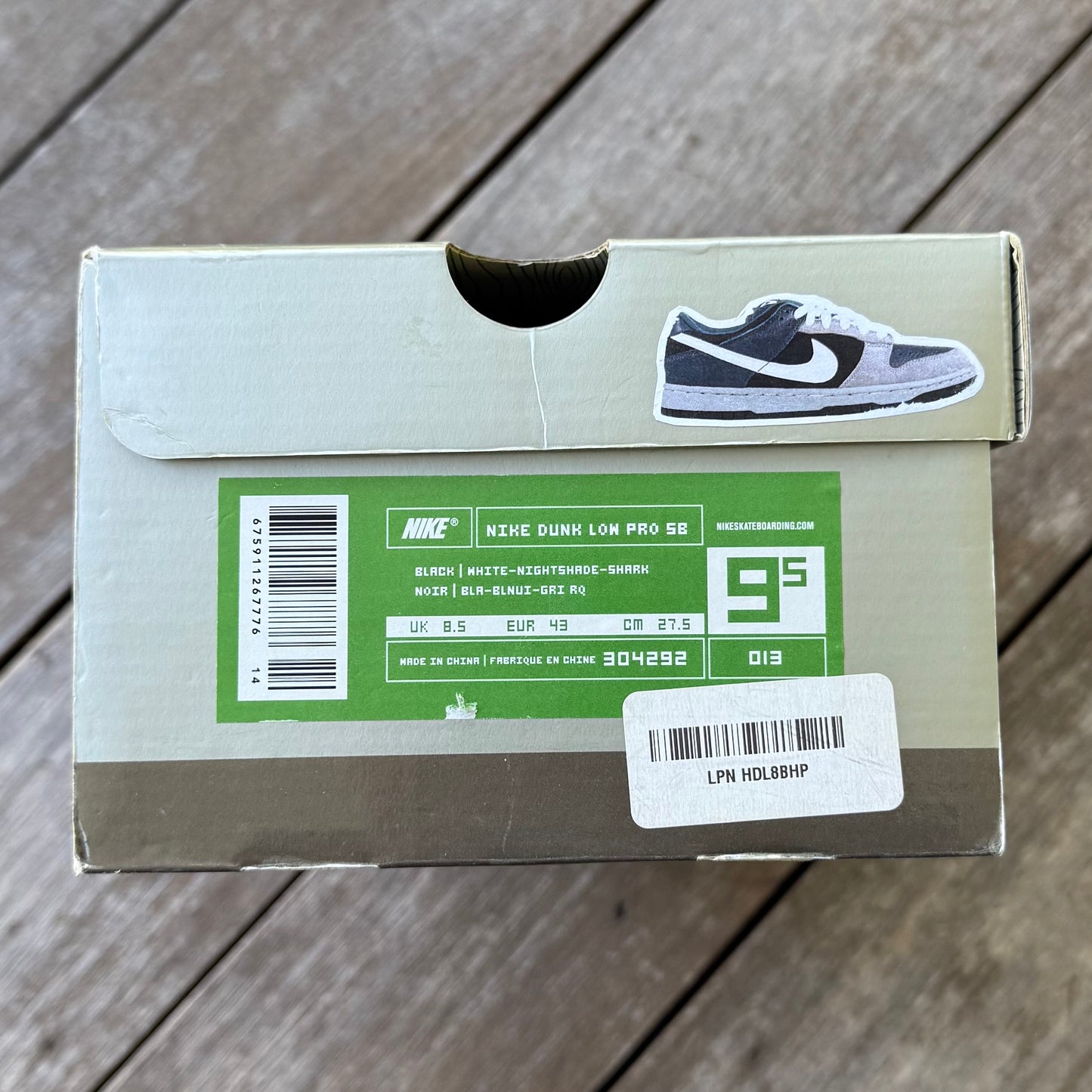 Nike SB Dunk Low Futura Size 9.5