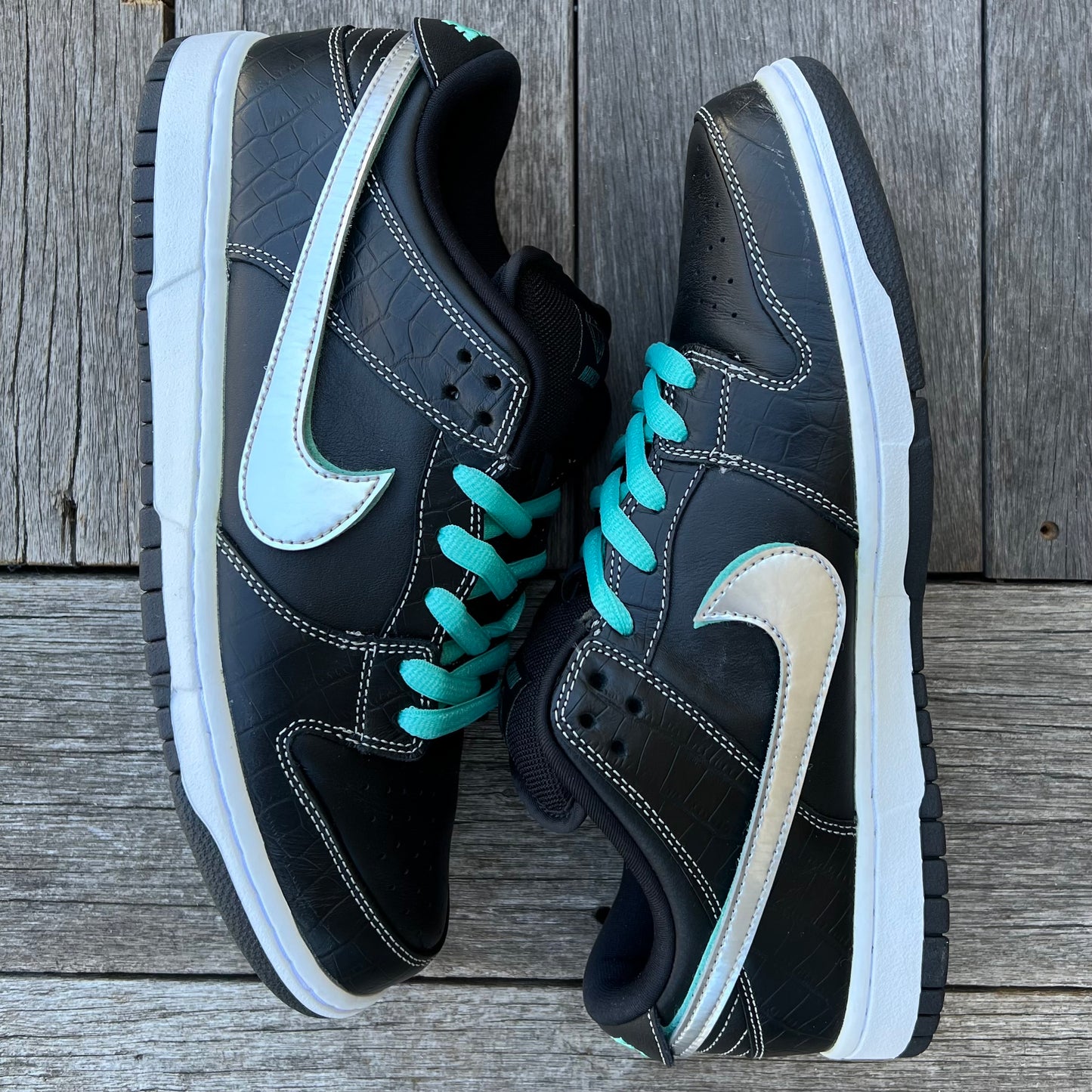 Nike SB Dunk Low Black Diamond Size 10.5