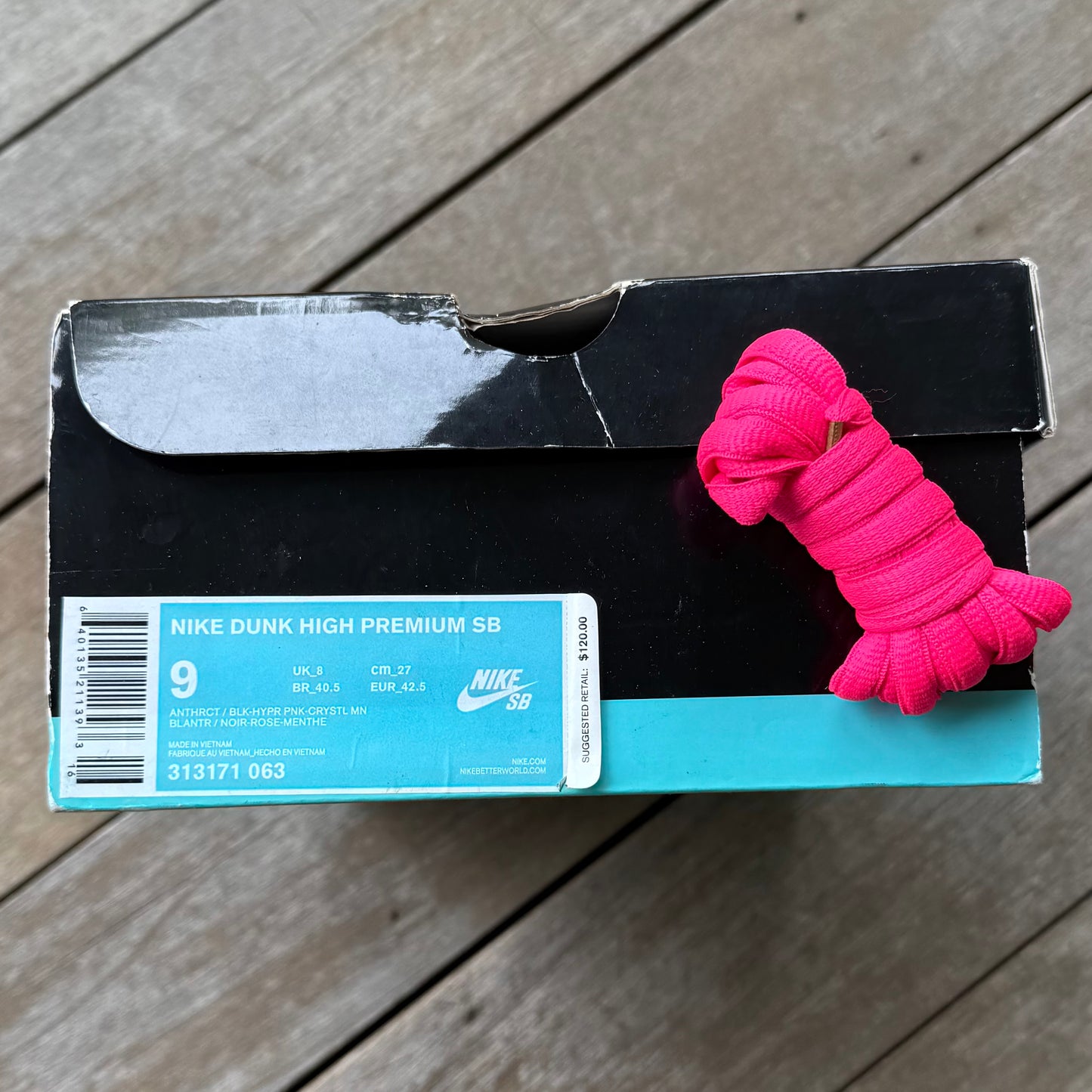 Nike SB Dunk High Northern Lights Size 9