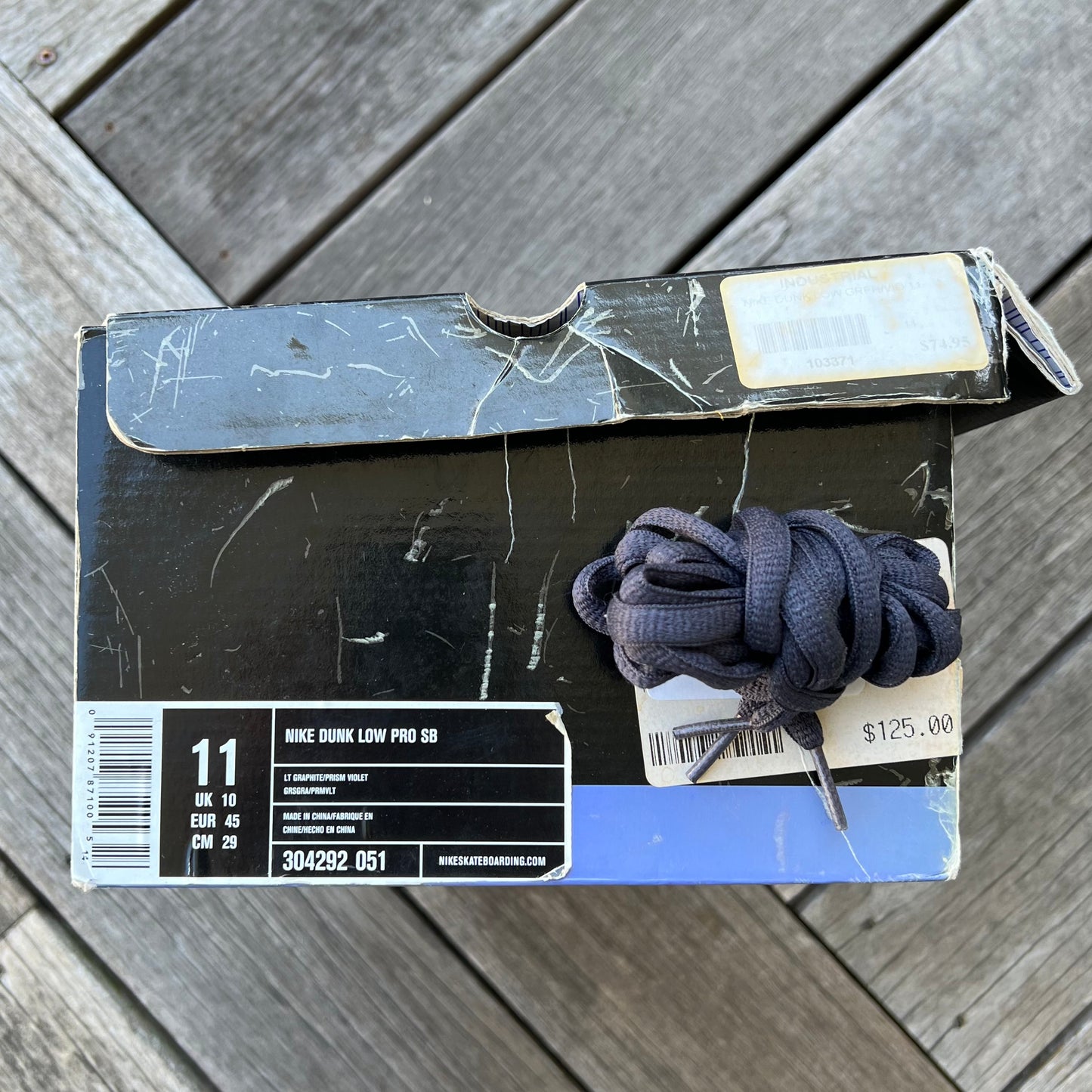 Nike SB Dunk Low Purple Pigeon Size 11