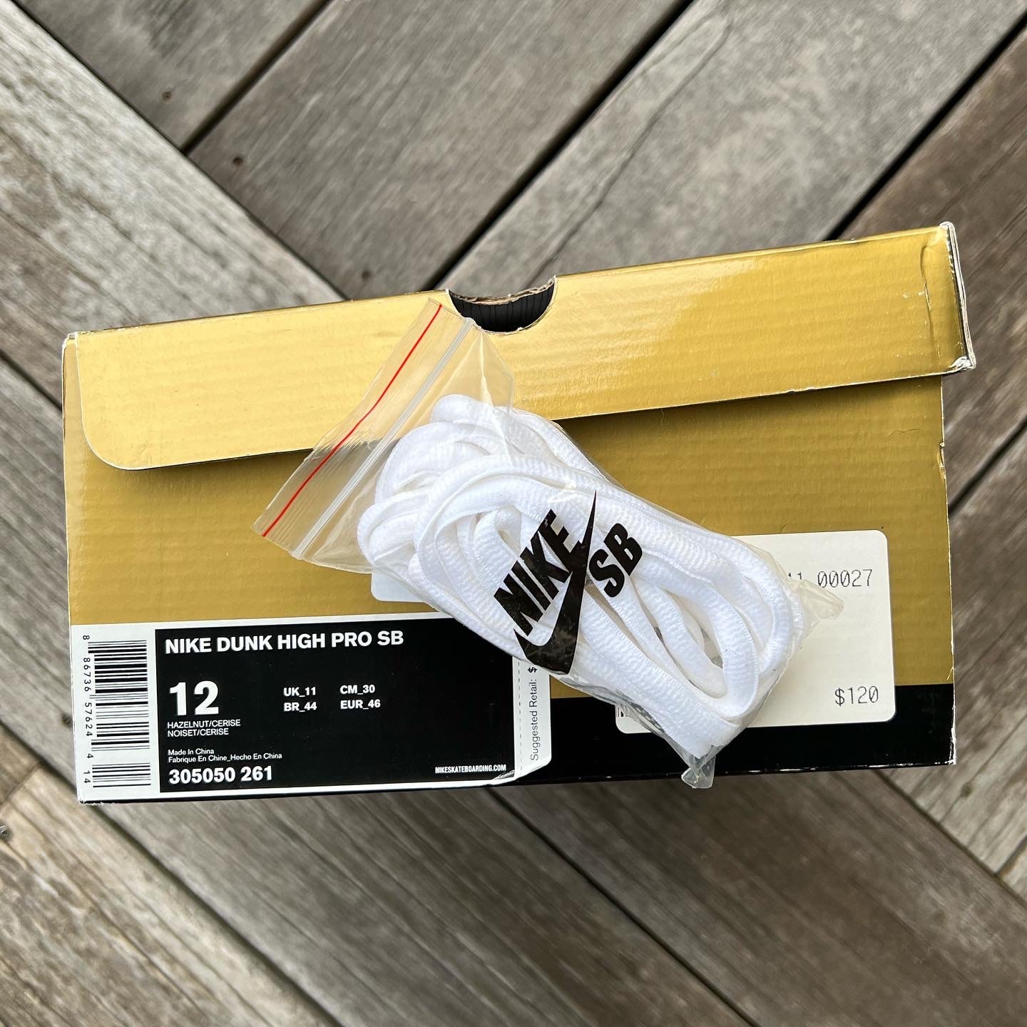 Nike SB Dunk High Todd Bratrud Size 12