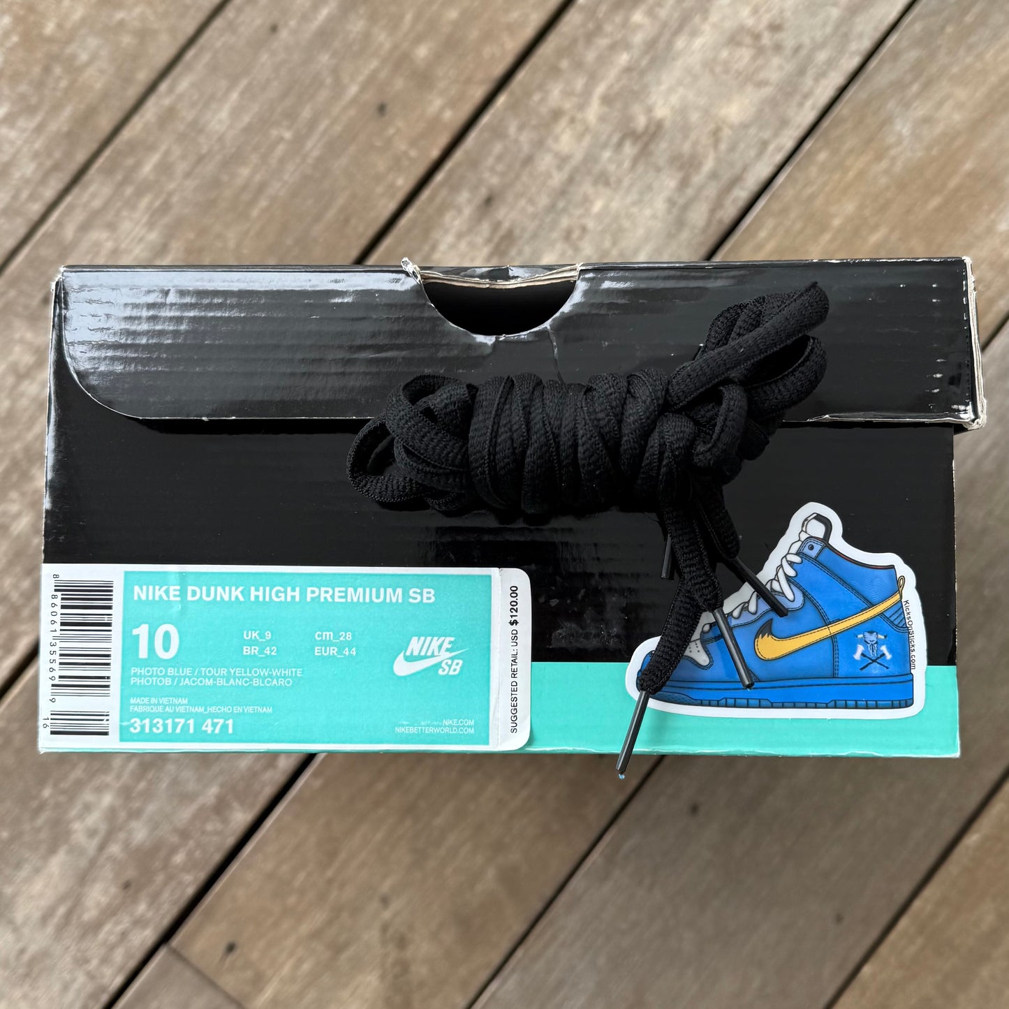 Nike SB Dunk High Blue Ox Familia Size 10