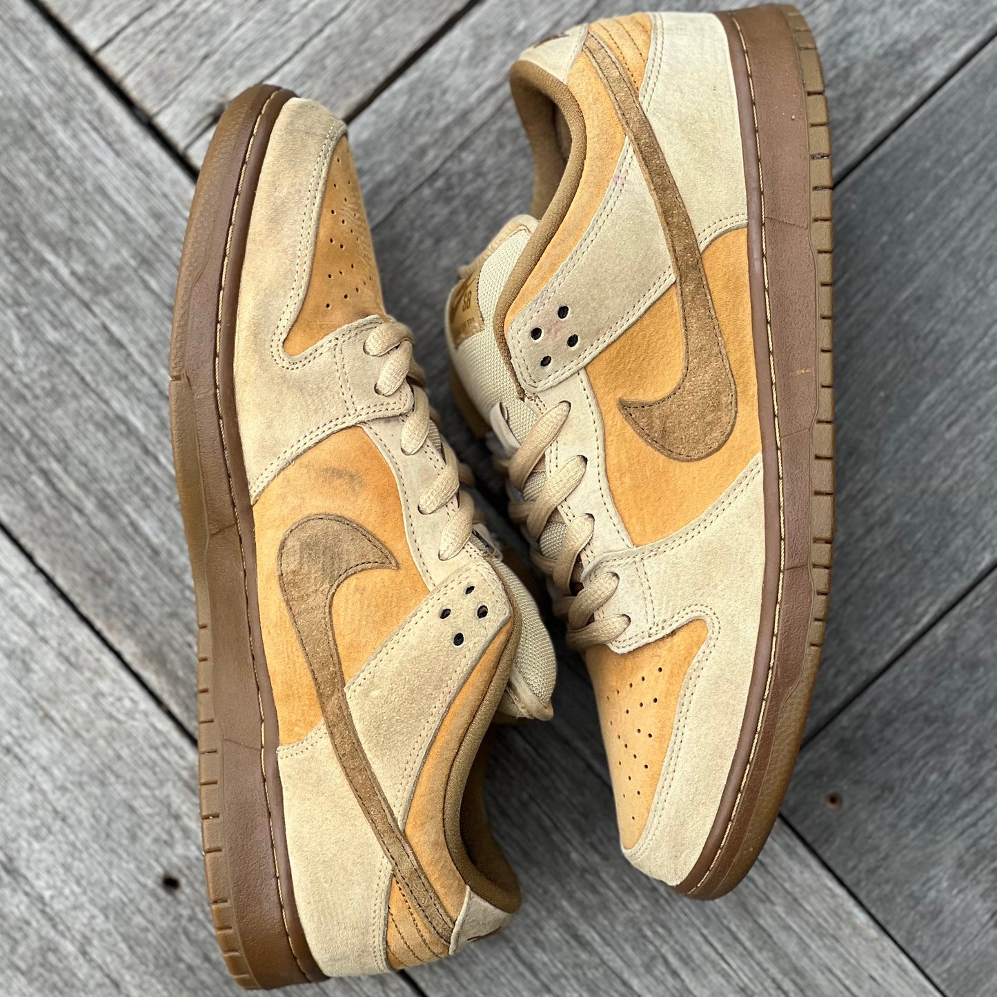 Nike SB Dunk Low Reverse Wheat Forbes Size 12