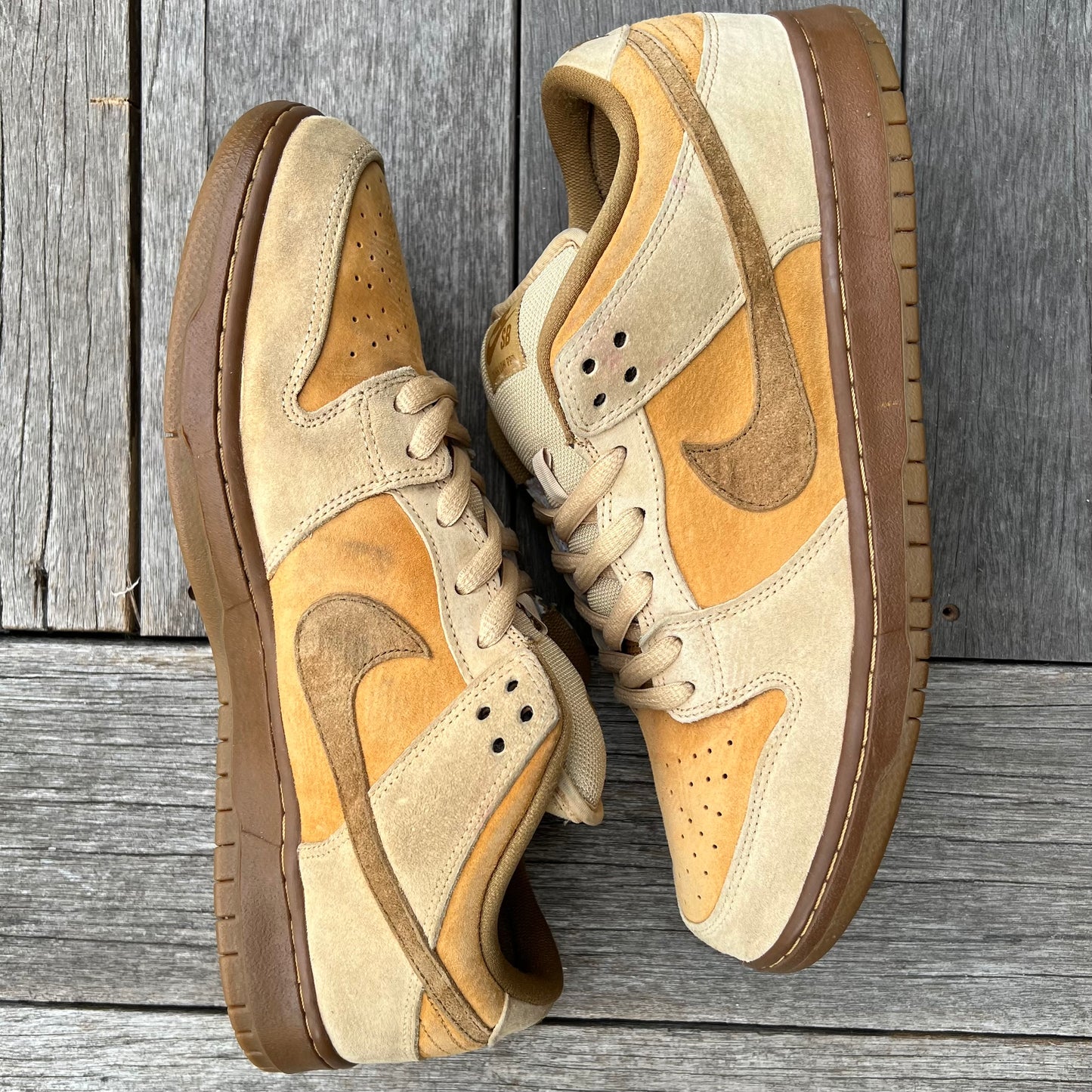 Nike SB Dunk Low Reverse Wheat Forbes Size 12