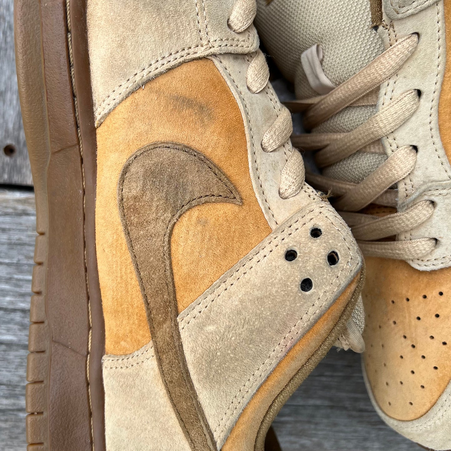 Nike SB Dunk Low Reverse Wheat Forbes Size 12
