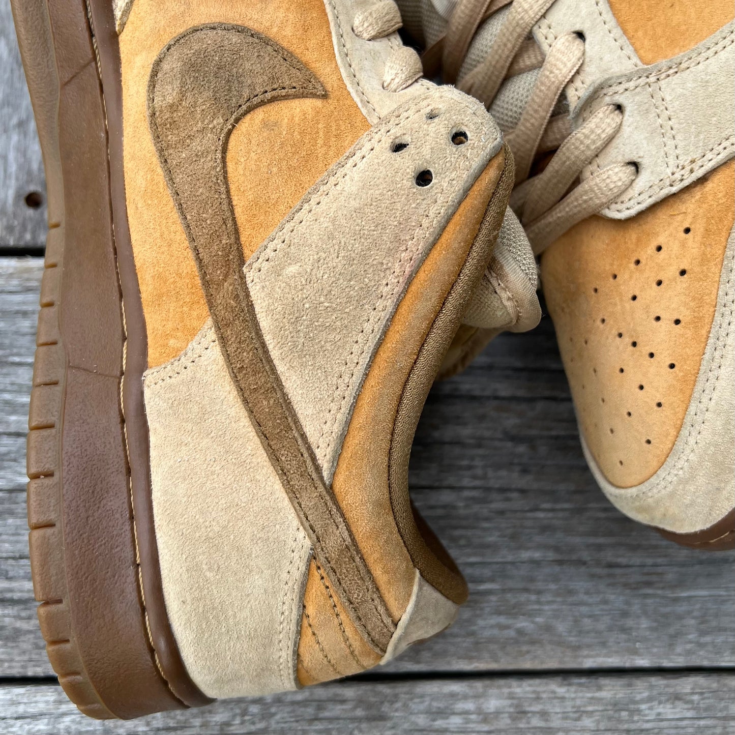 Nike SB Dunk Low Reverse Wheat Forbes Size 12