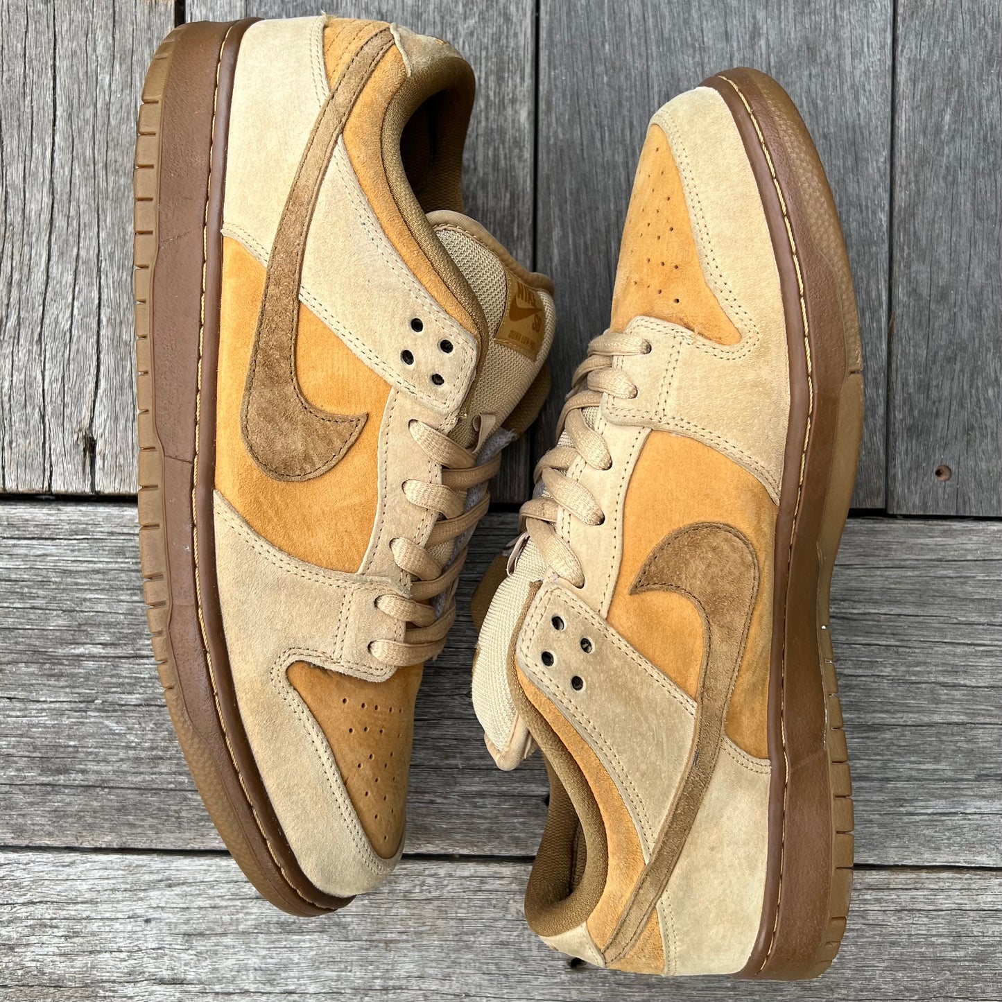 Nike SB Dunk Low Reverse Wheat Forbes Size 12