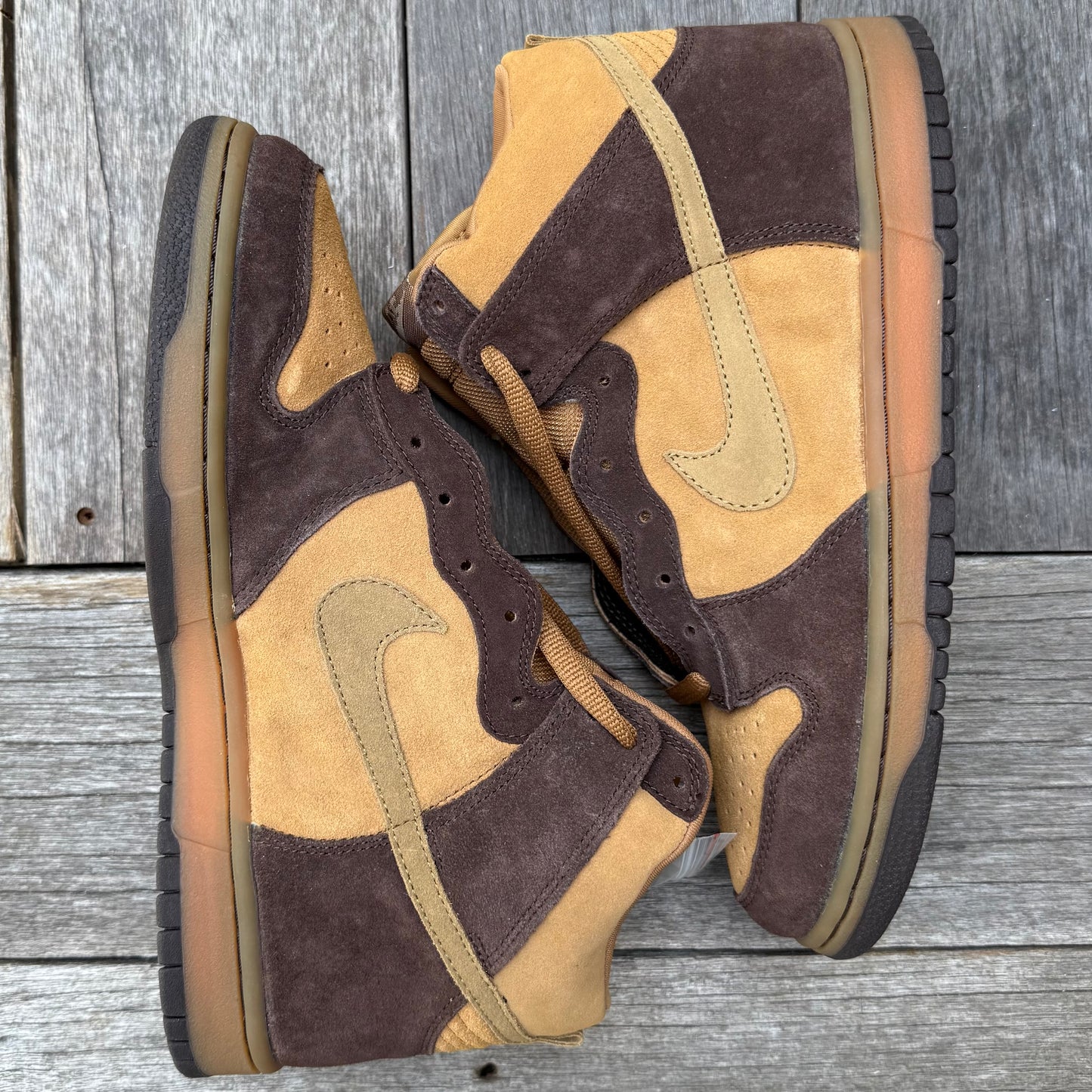 Nike SB Dunk High Maple Brown Pack Size 10