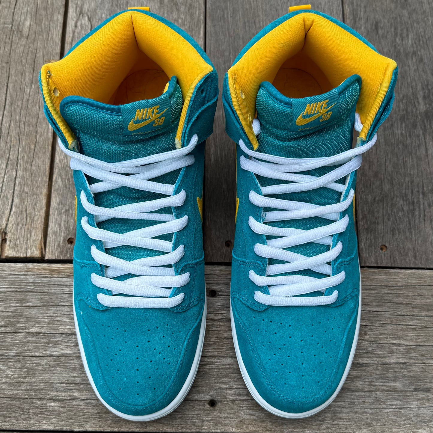 Nike SB Dunk High Tropical Teal Size 12