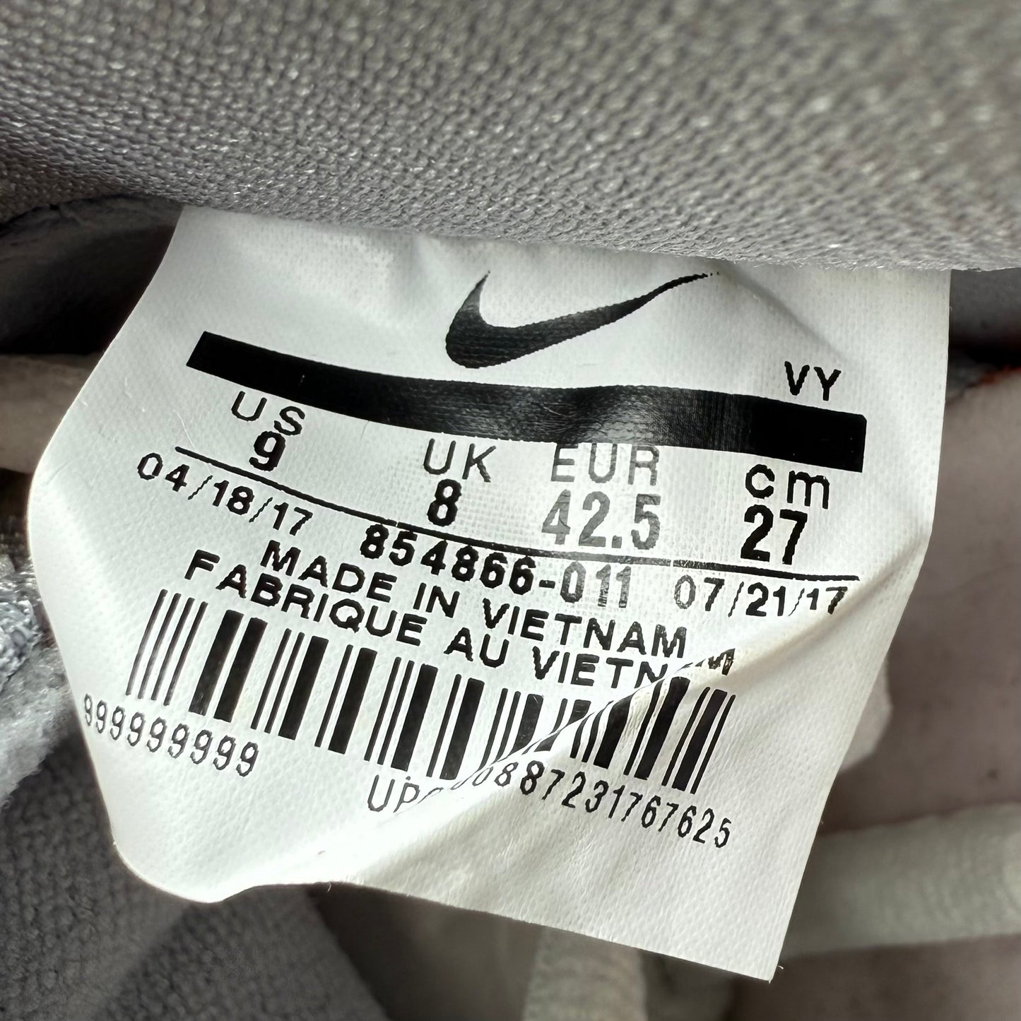 Nike SB Dunk Low Zoom Summit White Wolf Grey SAMPLE Size 9