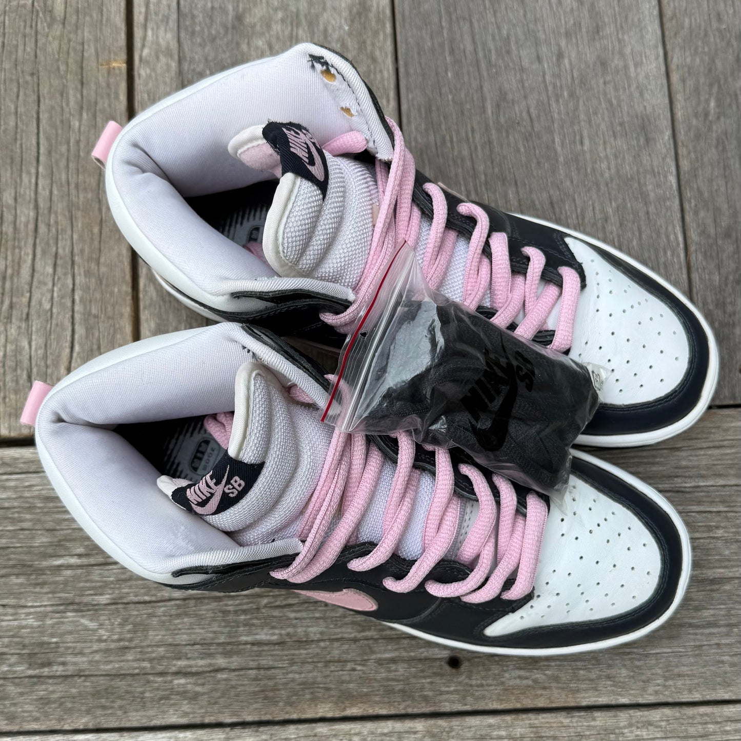 Nike SB Dunk High Shy Pink Obsidian Size 8