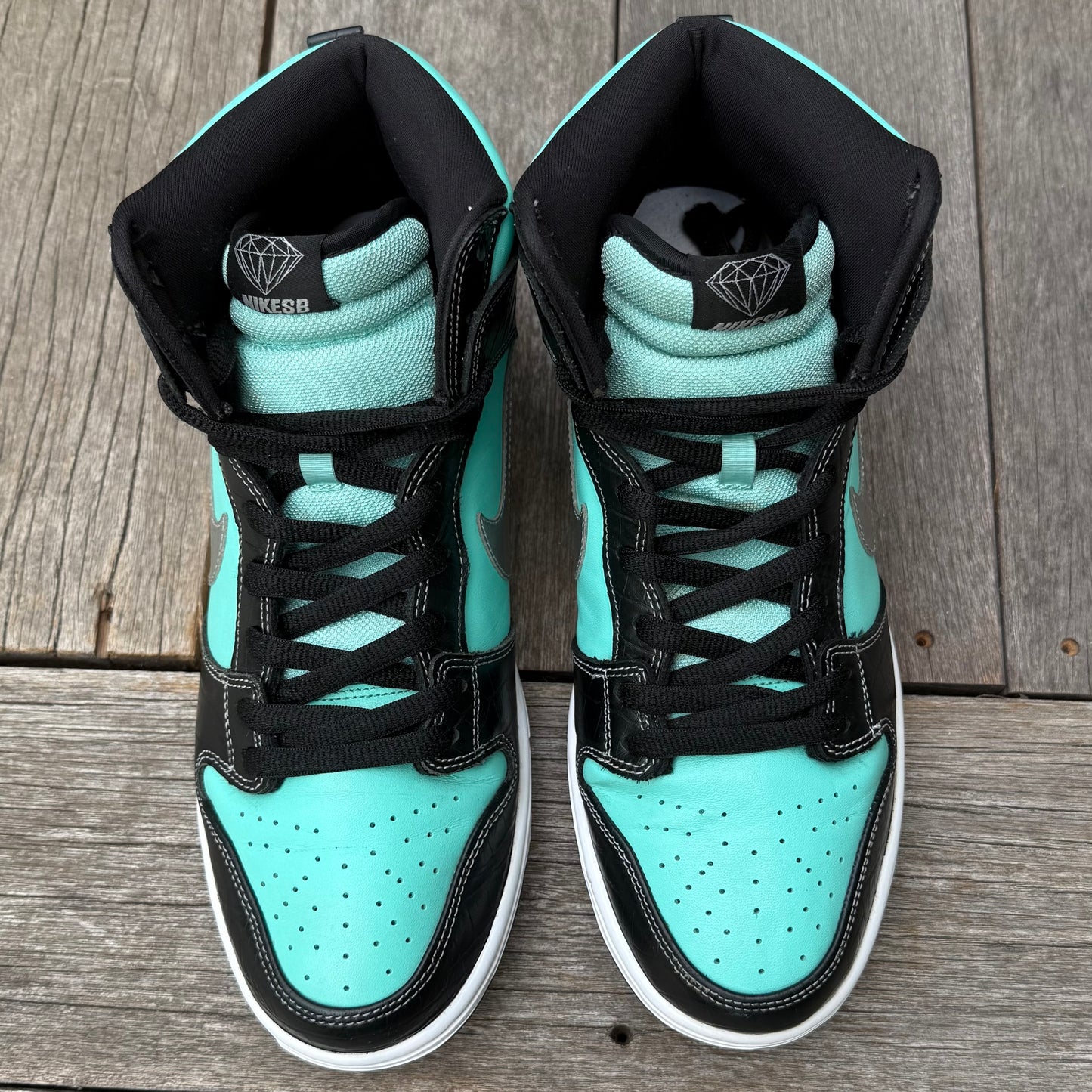 Nike SB Dunk High Tiffany Diamond Size 11.5