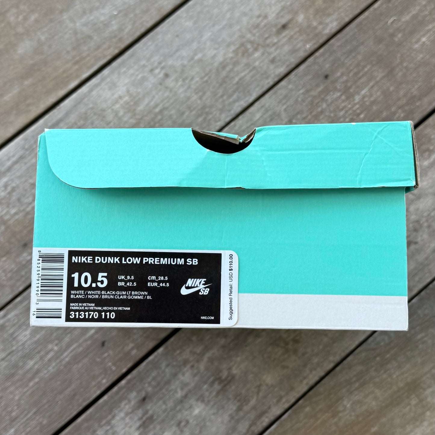 Nike SB Dunk Low Cement Road Size 10.5