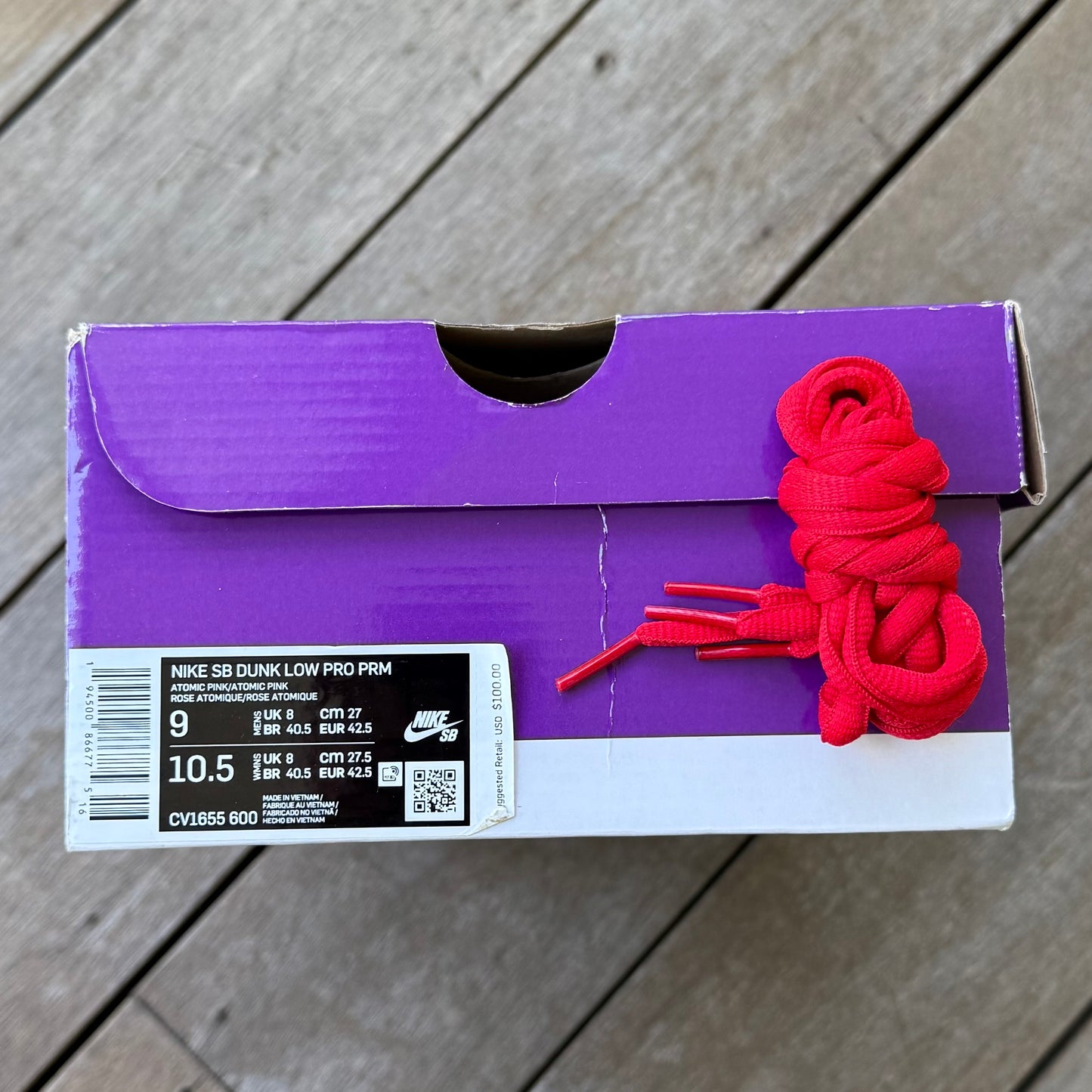 Nike SB Dunk Low Pink Pig Size 9