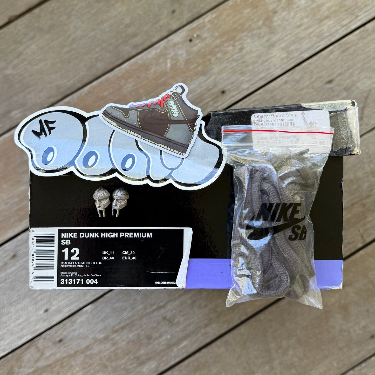 Nike SB Dunk High MF DOOM Size 12