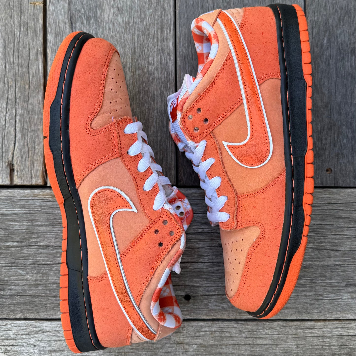 Nike SB Dunk Low Orange Lobster Size 10