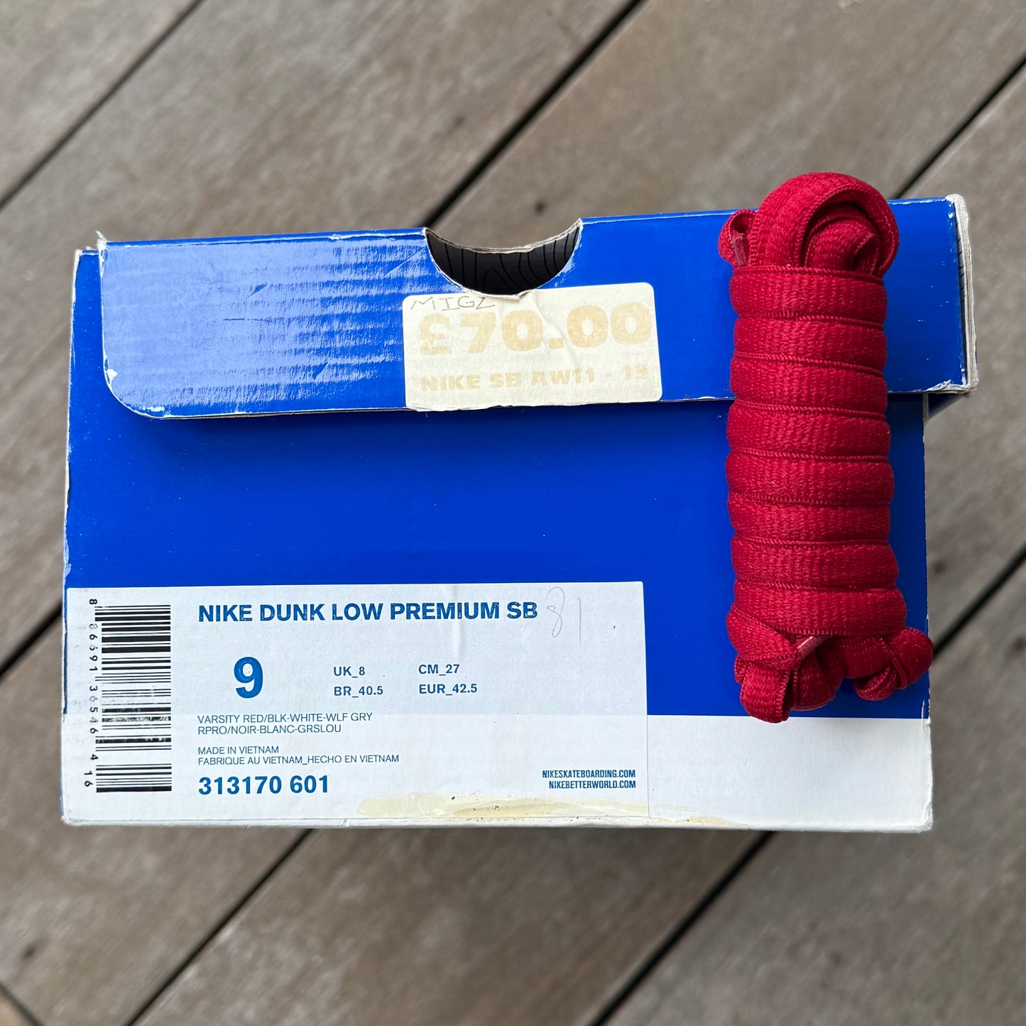 Nike SB Dunk Low Roller Derby Size 9