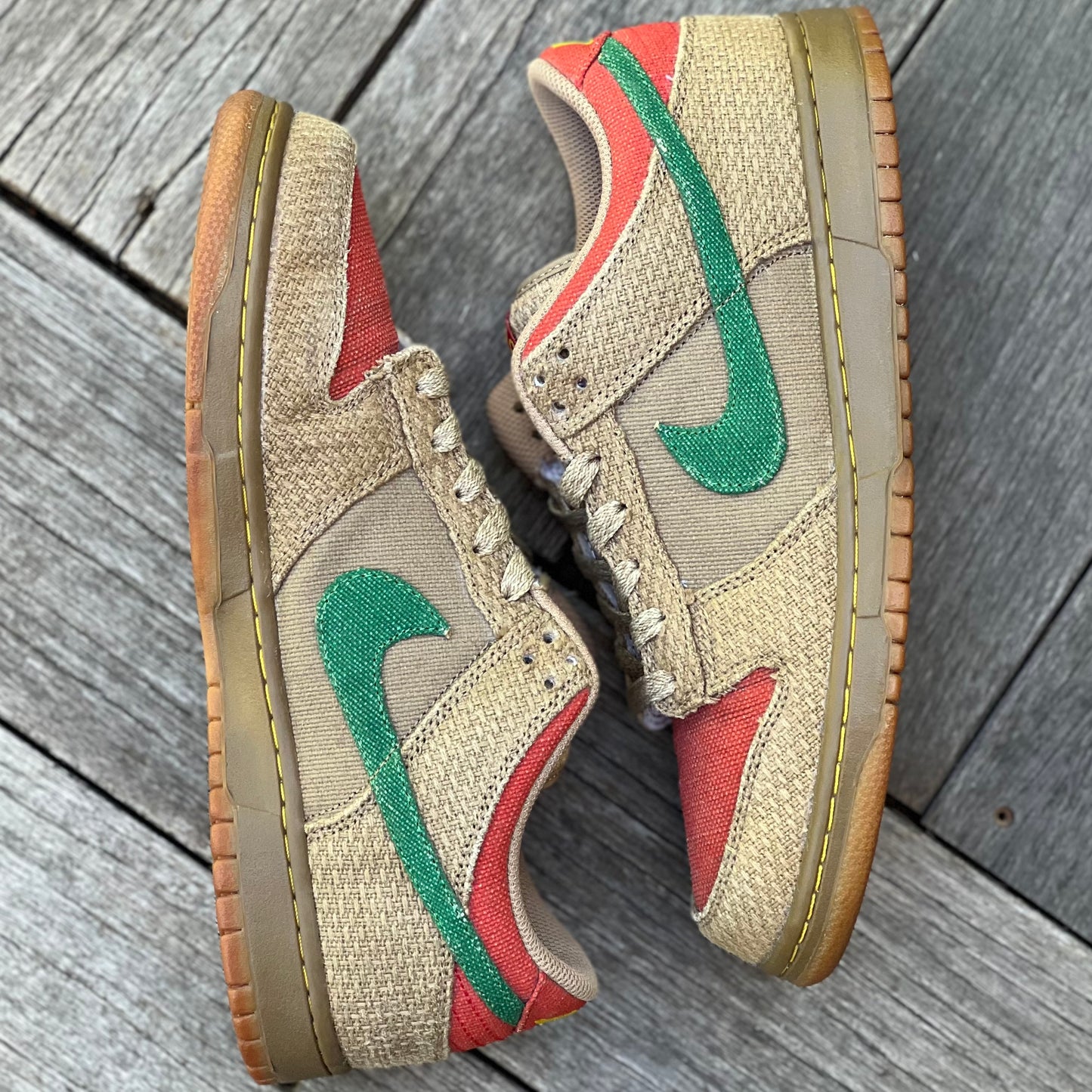 Nike Dunk Low 6.0 Rasta Size 10.5
